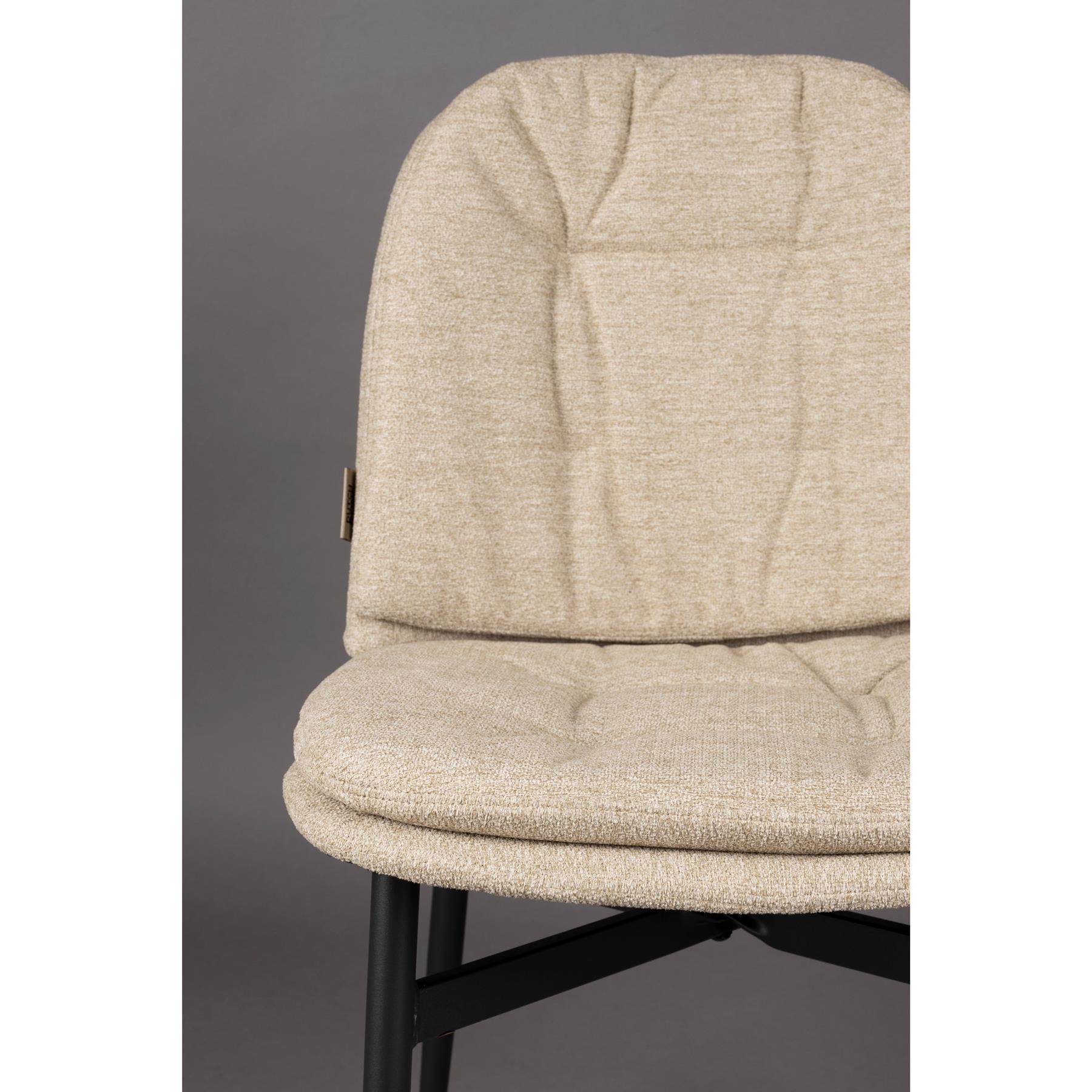 Dutchbone Jade Eetkamerstoelen Beige - Set van 2