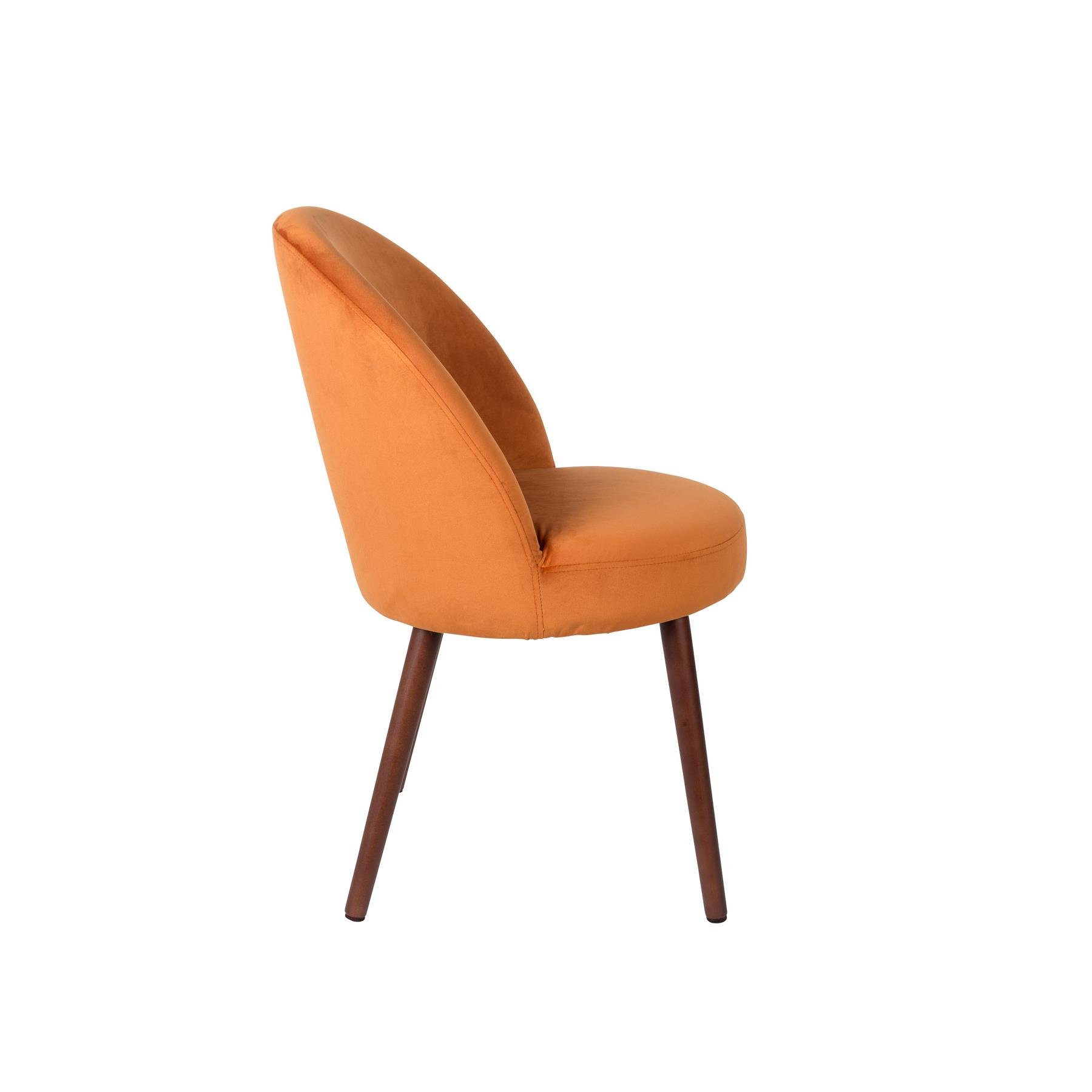 Dutchbone Barbara Eetkamerstoelen Oranje - Set van 2