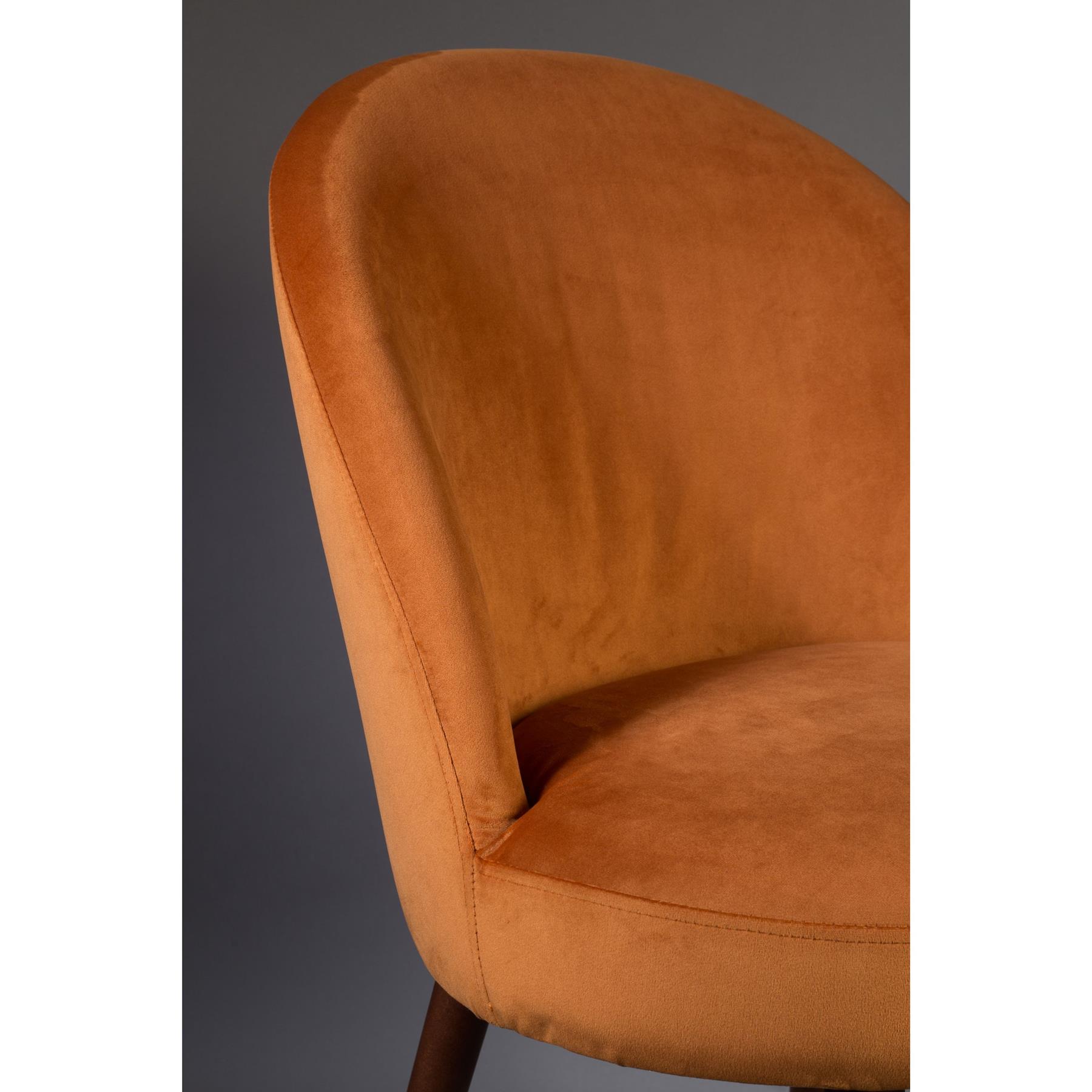 Dutchbone Barbara Eetkamerstoelen Oranje - Set van 2