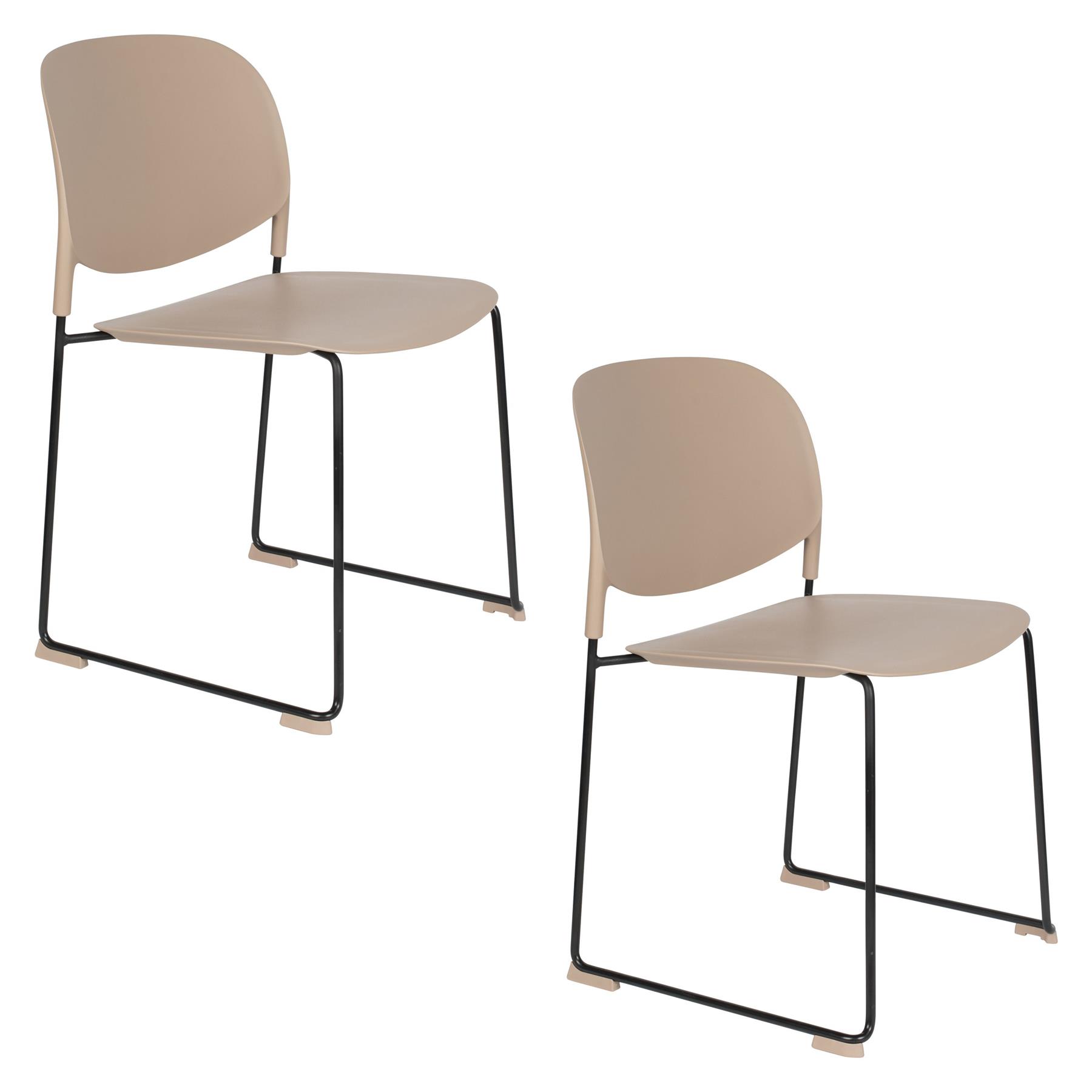 Housecraft Stacks Eetkamerstoelen Roze - Set van 4