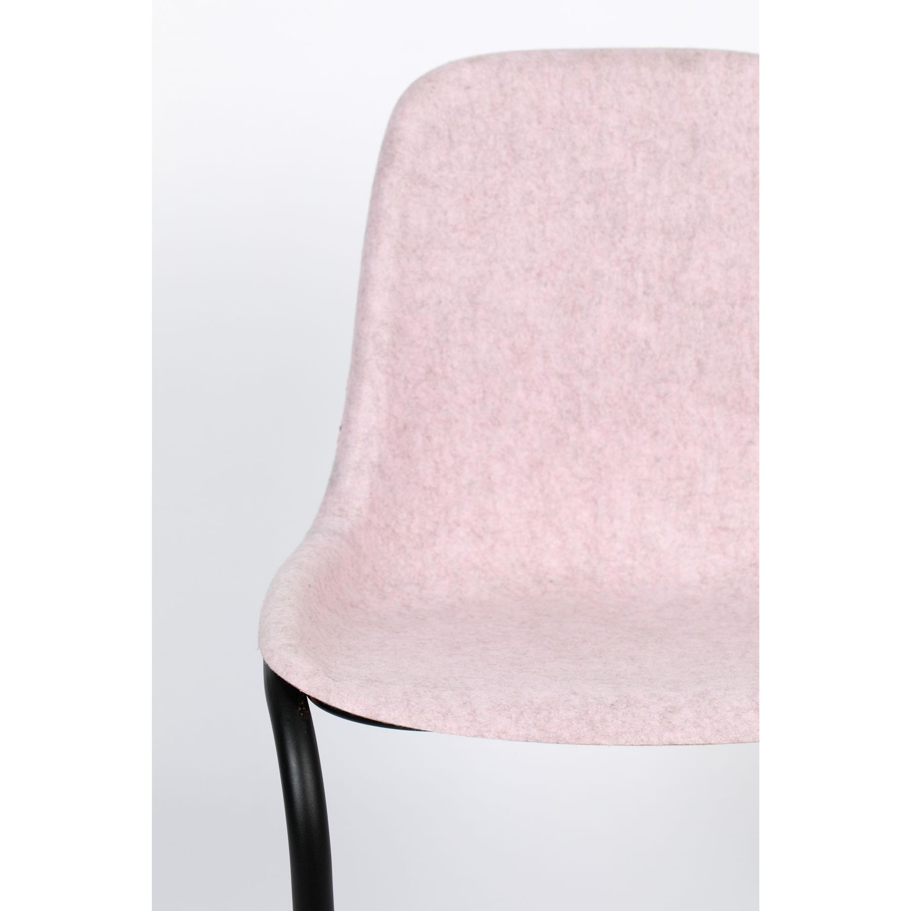 Zuiver Thirsty Eetkamerstoelen Roze - Set van 2