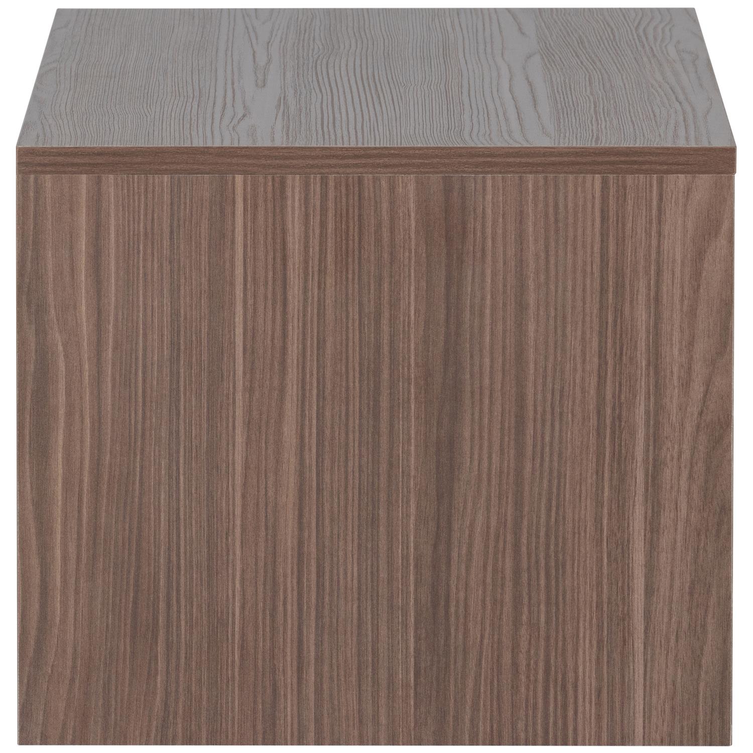 WOOOD Freeke Salontafel - Noten Fineer - Bruin - 38x91x45