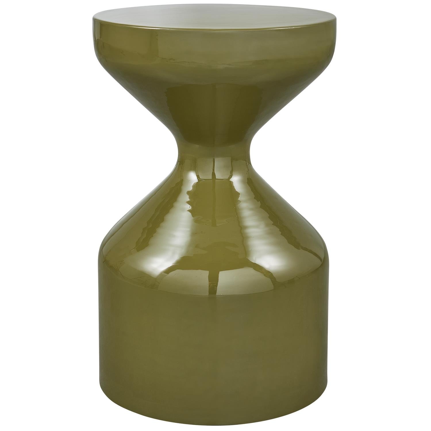 WOOOD Floyd Bijzettafel - Metaal - Groen - 47x30x30