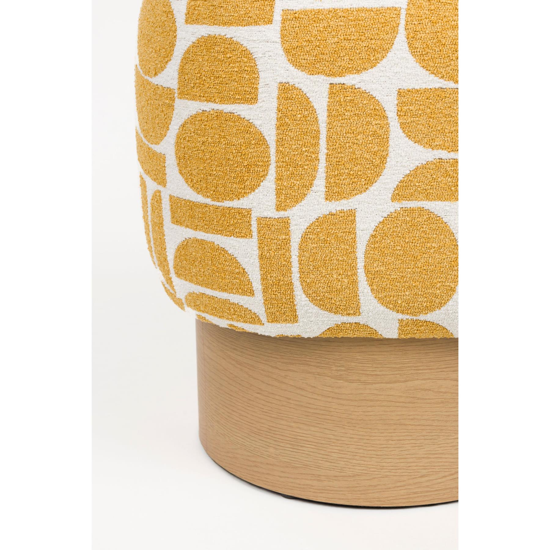Housecraft Living Cyril Poef| Krukje Geel
