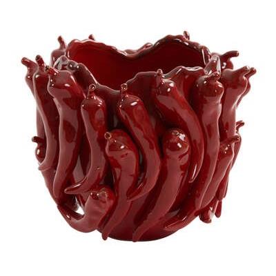 Light&living Vaas deco 25,5x24,5x20,5 cm PEPPER keramiek rood