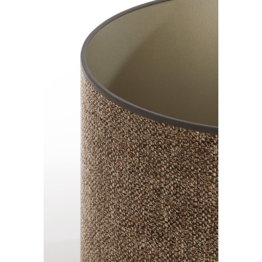 Light&living Kap cilinder 40-40-30 cm SAVERNA donker bruin