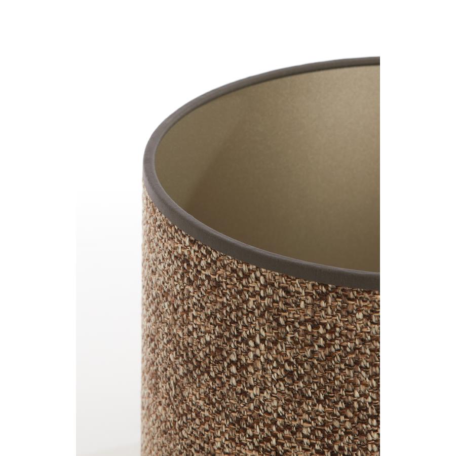 Light&living Kap cilinder 20-20-15 cm SAVERNA donker bruin