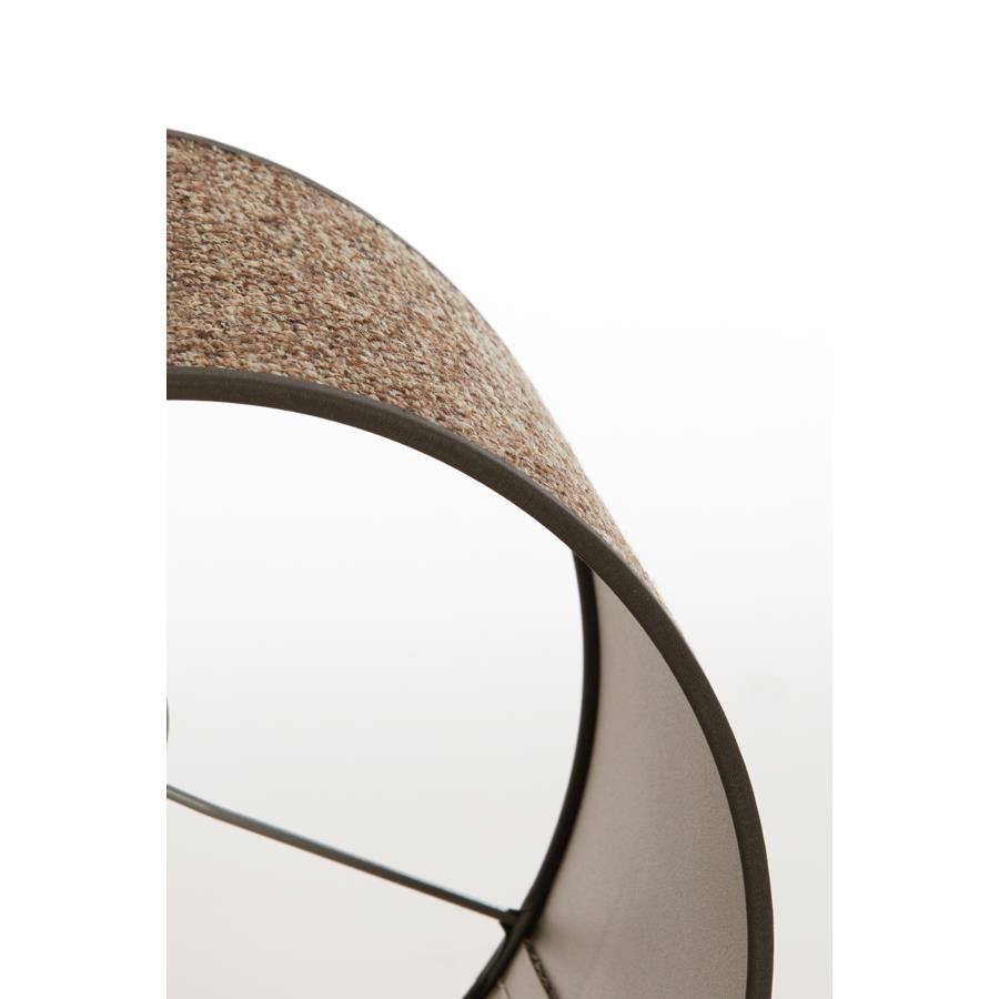 Light&living Kap cilinder 20-20-15 cm SAVERNA donker bruin
