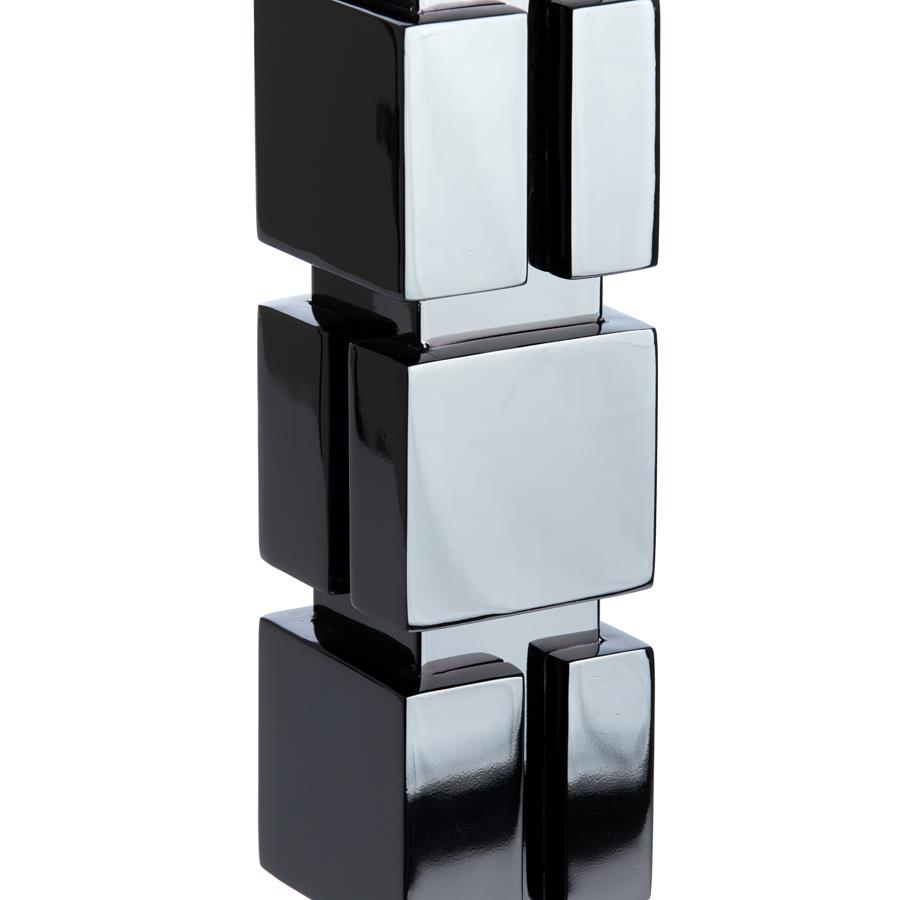 Light & Living Light&living Lampvoet 11x11x68 cm CAIO glanzend zwart