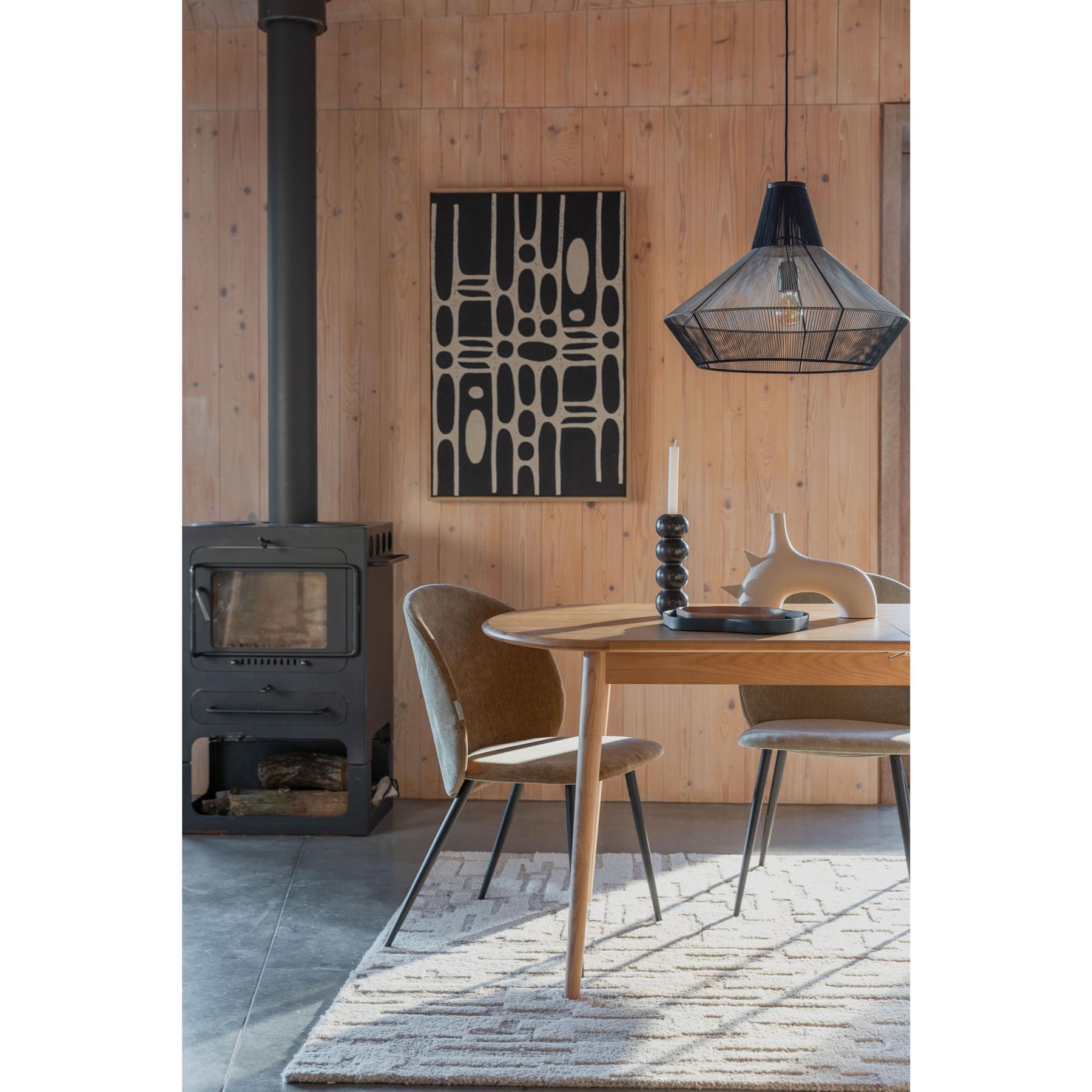 Zuiver Cozy Eetkamerstoelen Mosterd| Bruin - Set van 2