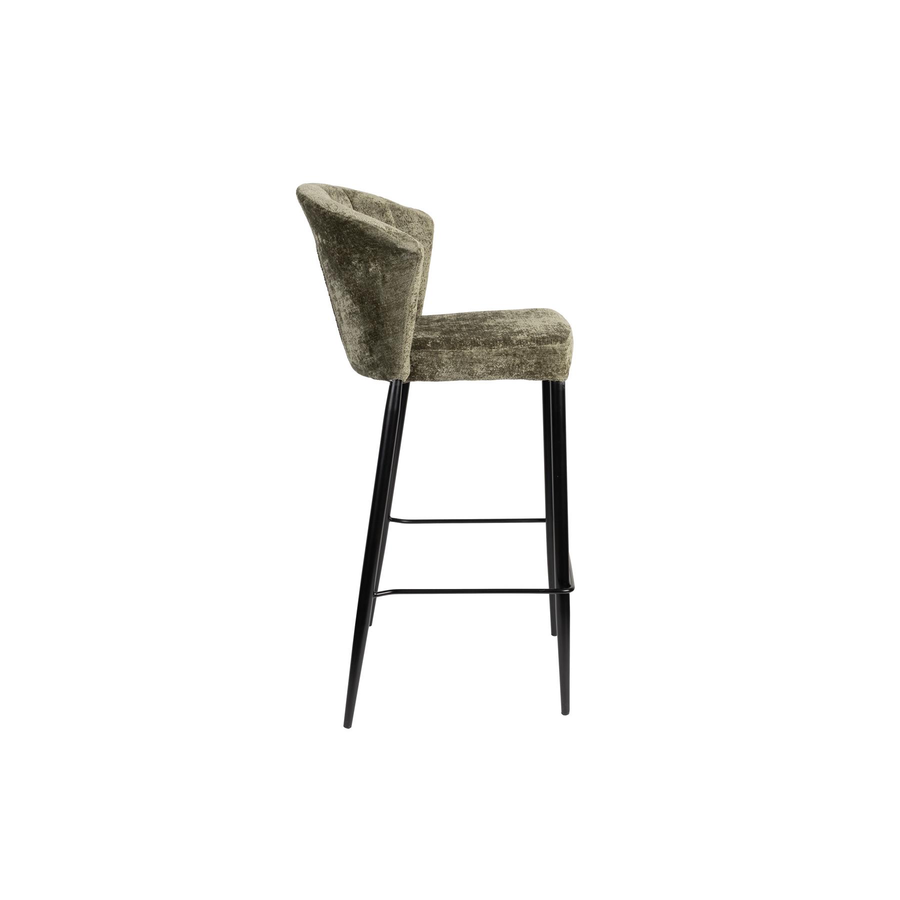 Dutchbone Georgia Kruk Counter| Barkruk Green - Set van 2 - Groen
