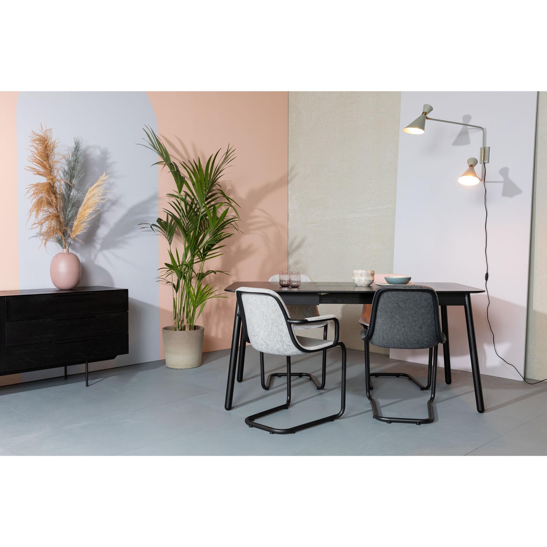 Zuiver Thirsty Eetkamerstoelen met armleuning Blauw - Set van 2