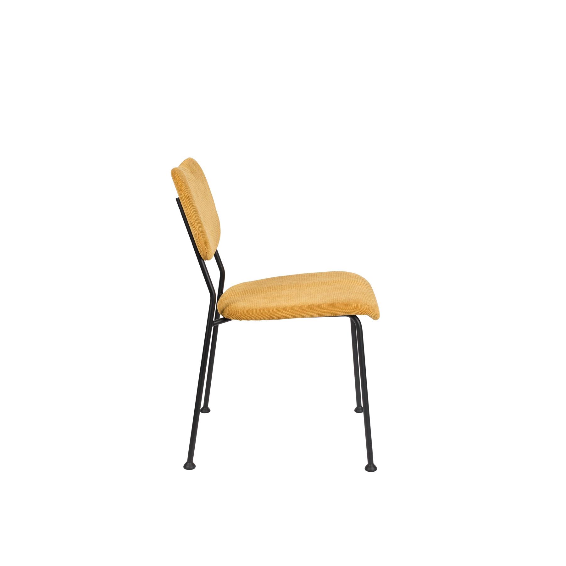 Zuiver Benson Eetkamerstoelen Oker - Set van 2 - Geel
