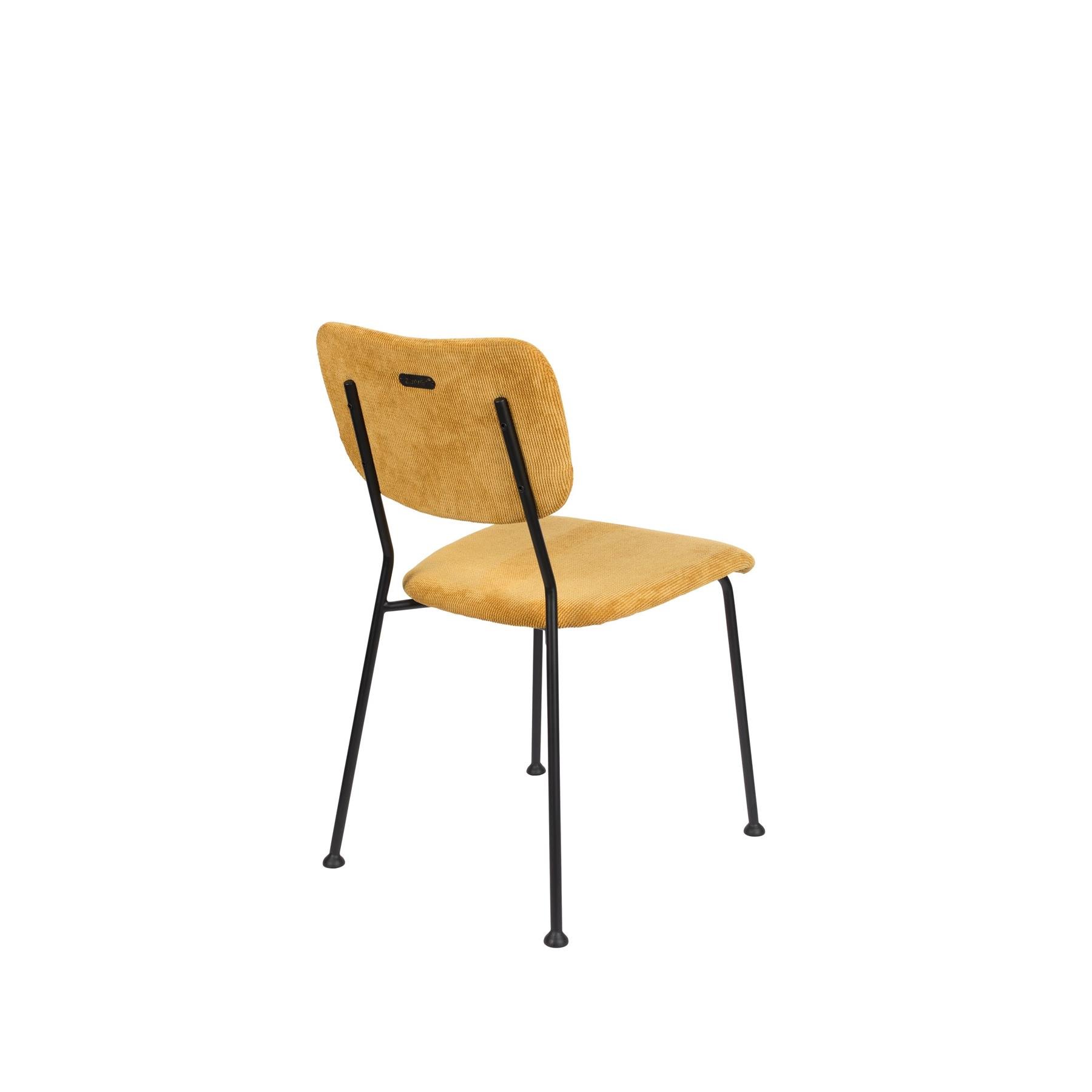 Zuiver Benson Eetkamerstoelen Oker - Set van 2 - Geel