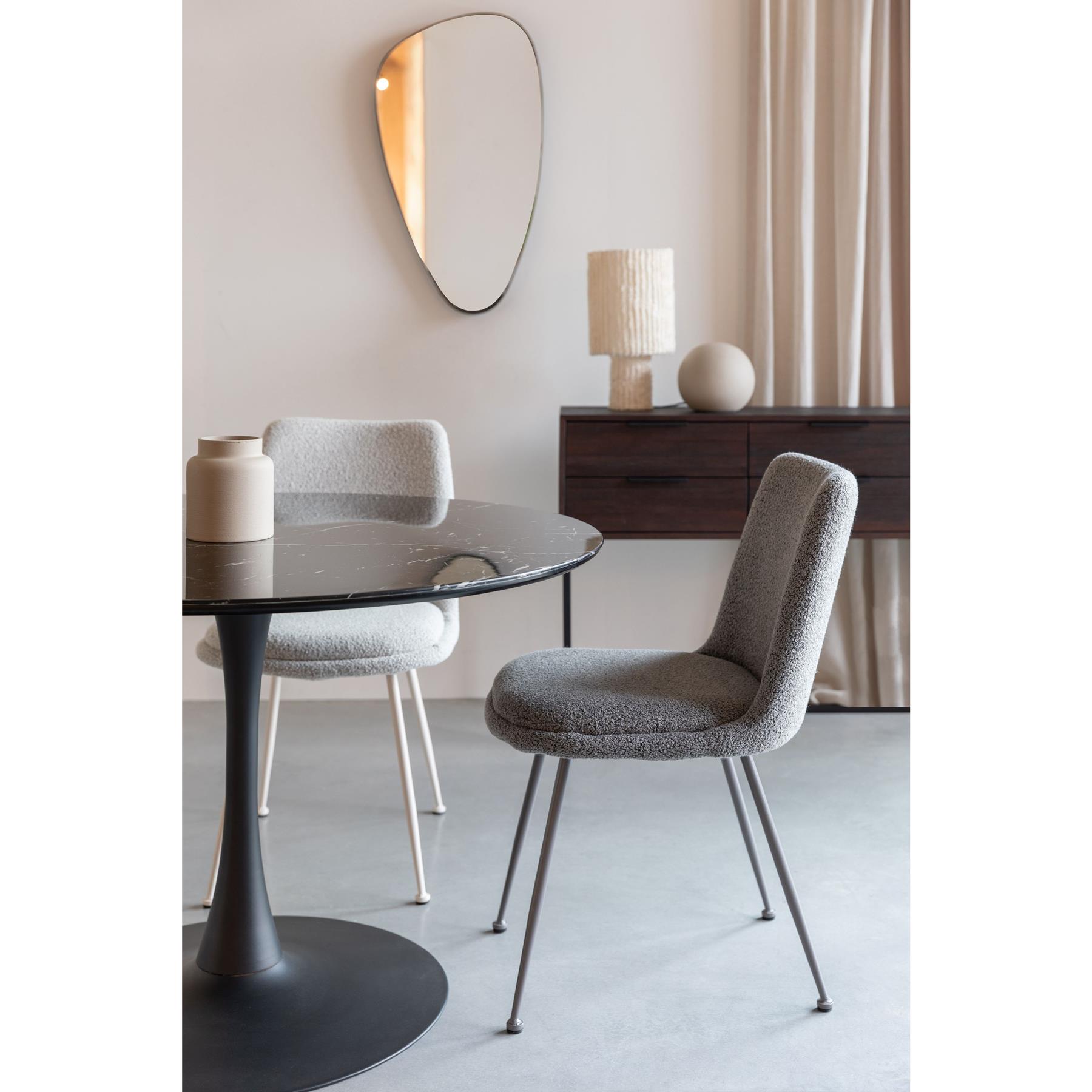 Housecraft Fijs Eetkamerstoelen Off-White - Set van 2 - Grijs