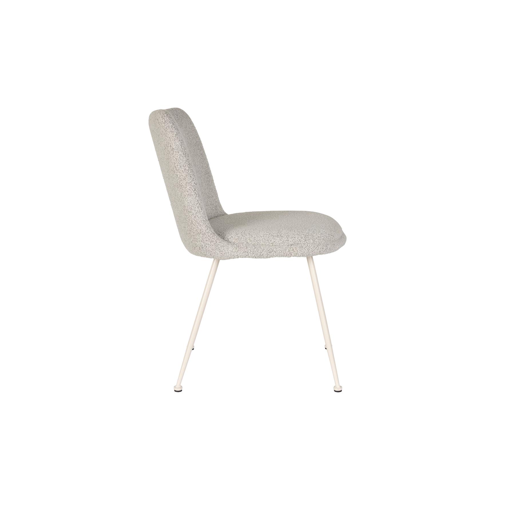 Housecraft Fijs Eetkamerstoelen Off-White - Set van 2 - Grijs