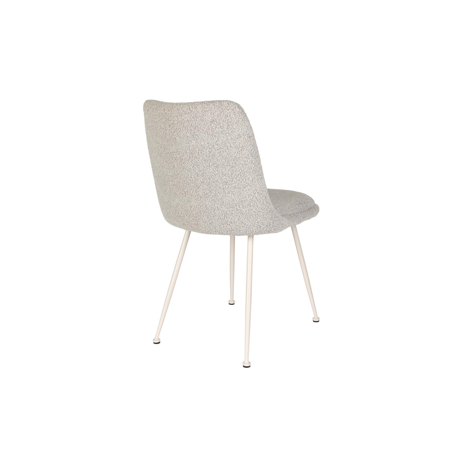 Housecraft Fijs Eetkamerstoelen Off-White - Set van 2 - Grijs