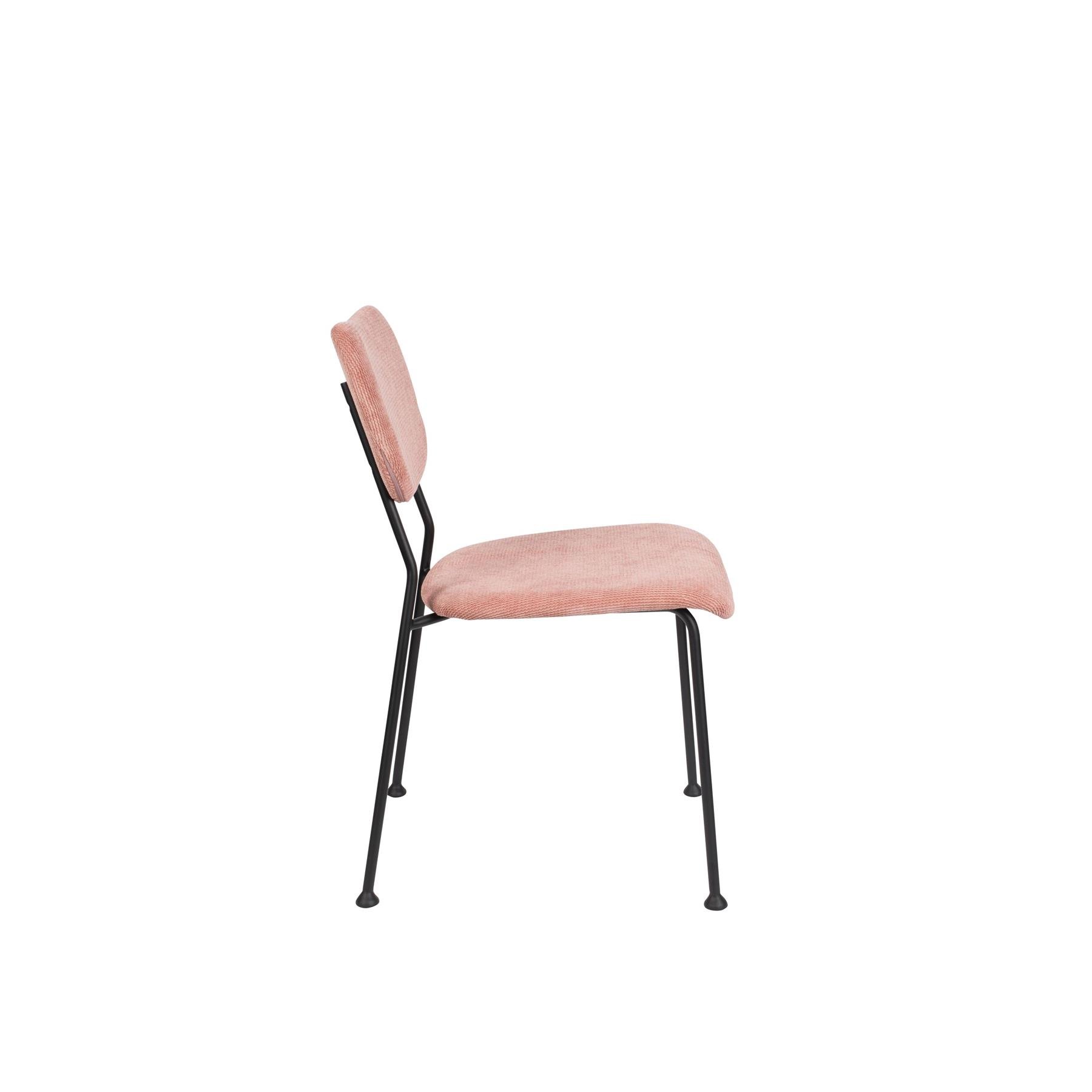 Zuiver Benson Eetkamerstoelen Roze - Set van 2