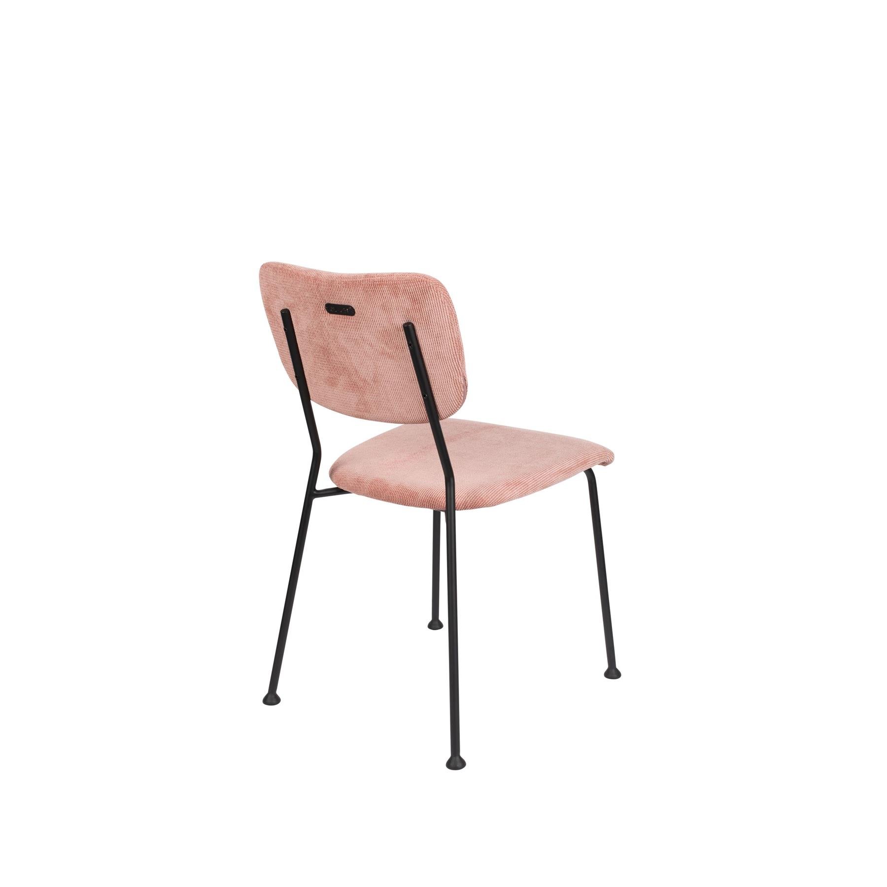 Zuiver Benson Eetkamerstoelen Roze - Set van 2