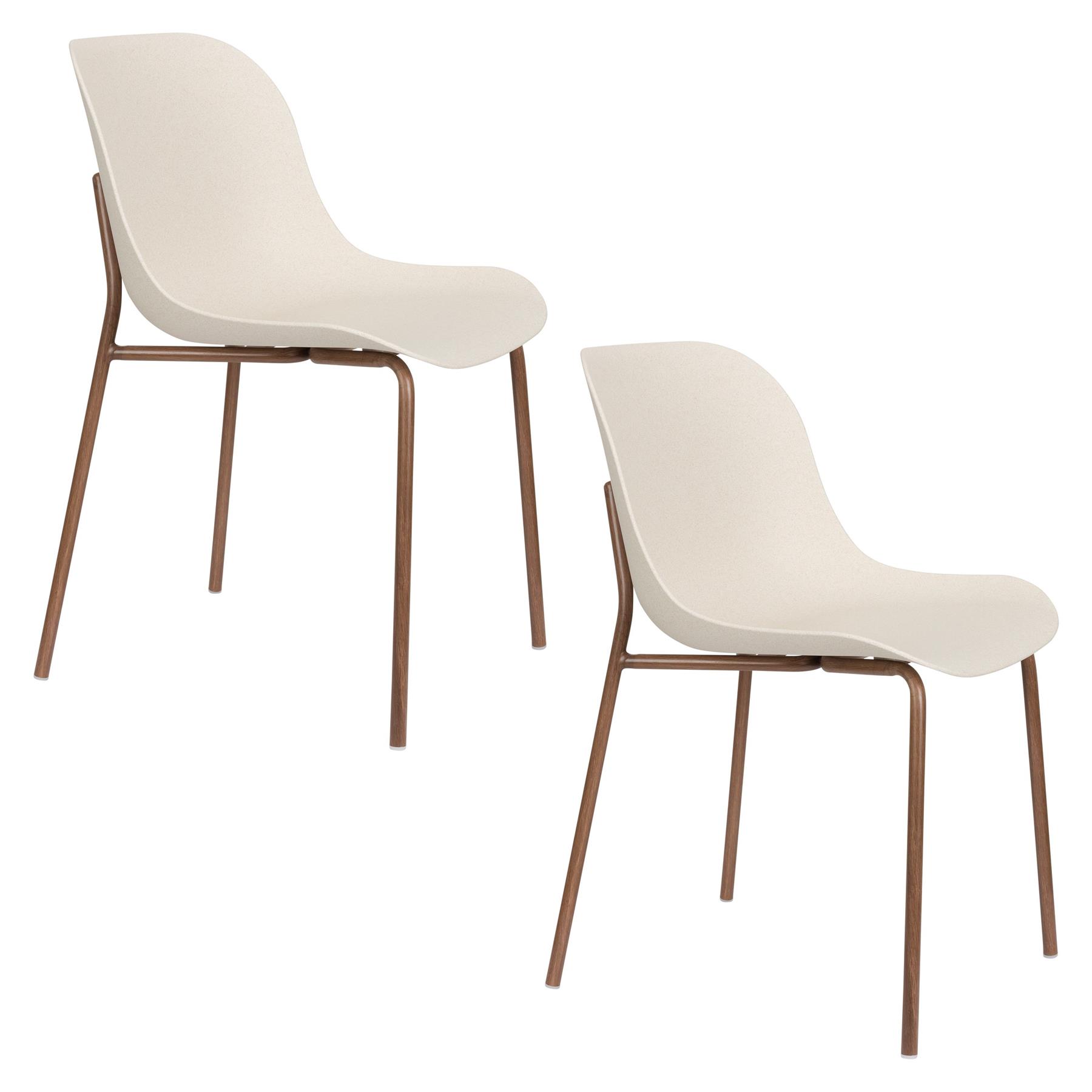 Housecraft Wheat Eetkamerstoel - Set van 2 - Wit