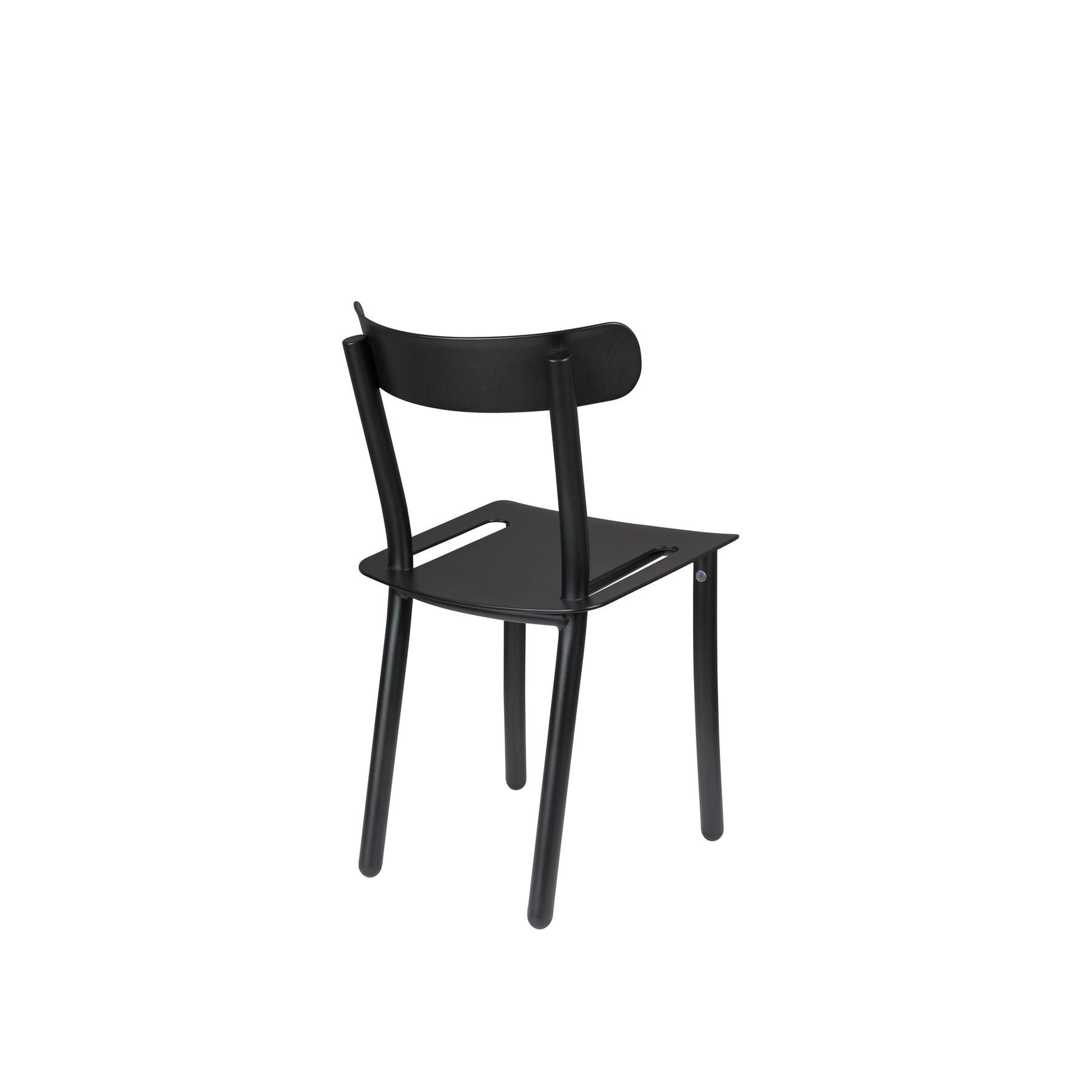 Zuiver Friday Tuinstoelen Stapelbaar Zwart - Set van 2