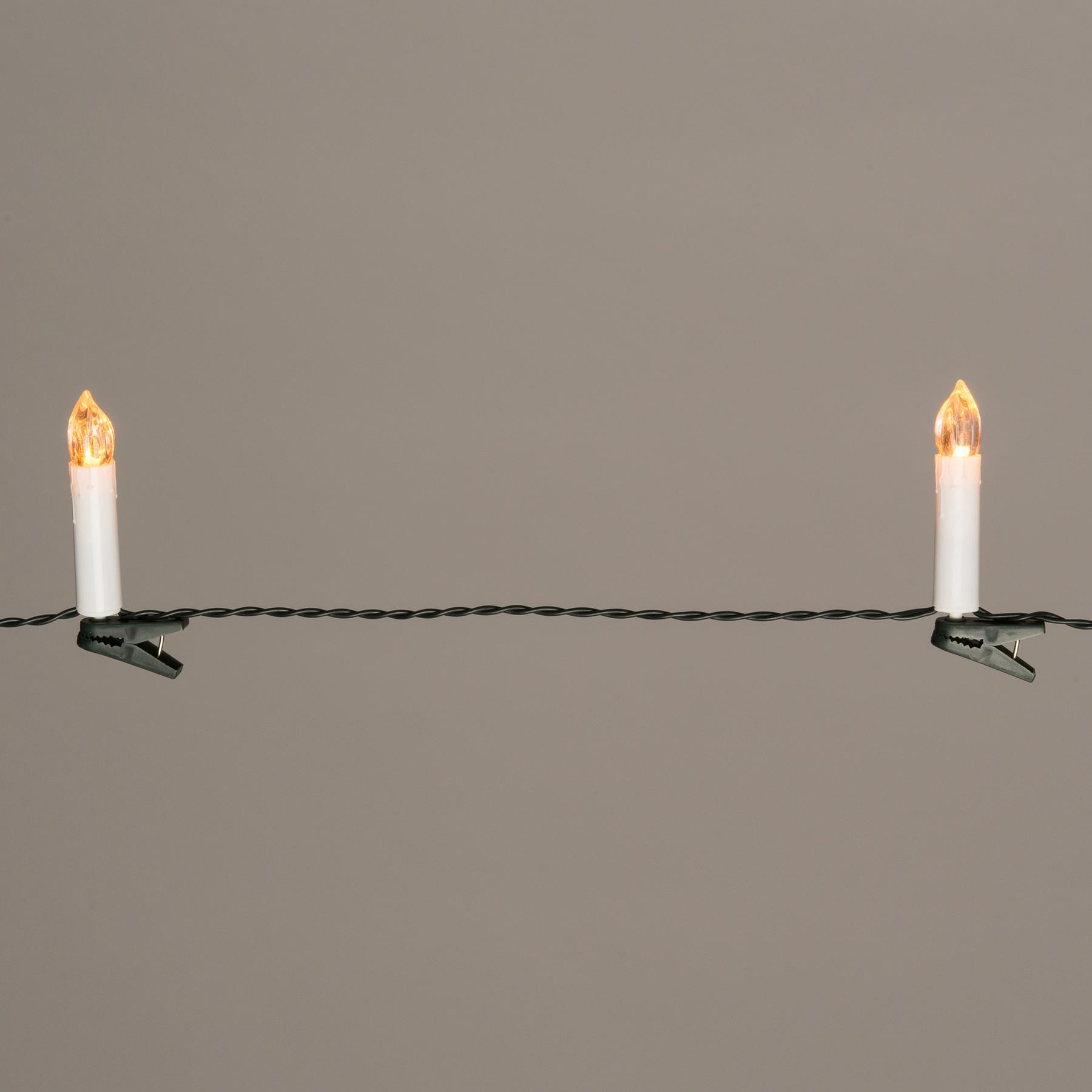 Anna's Collection kerstverlichting - 30 LED kaarsen - 750 cm