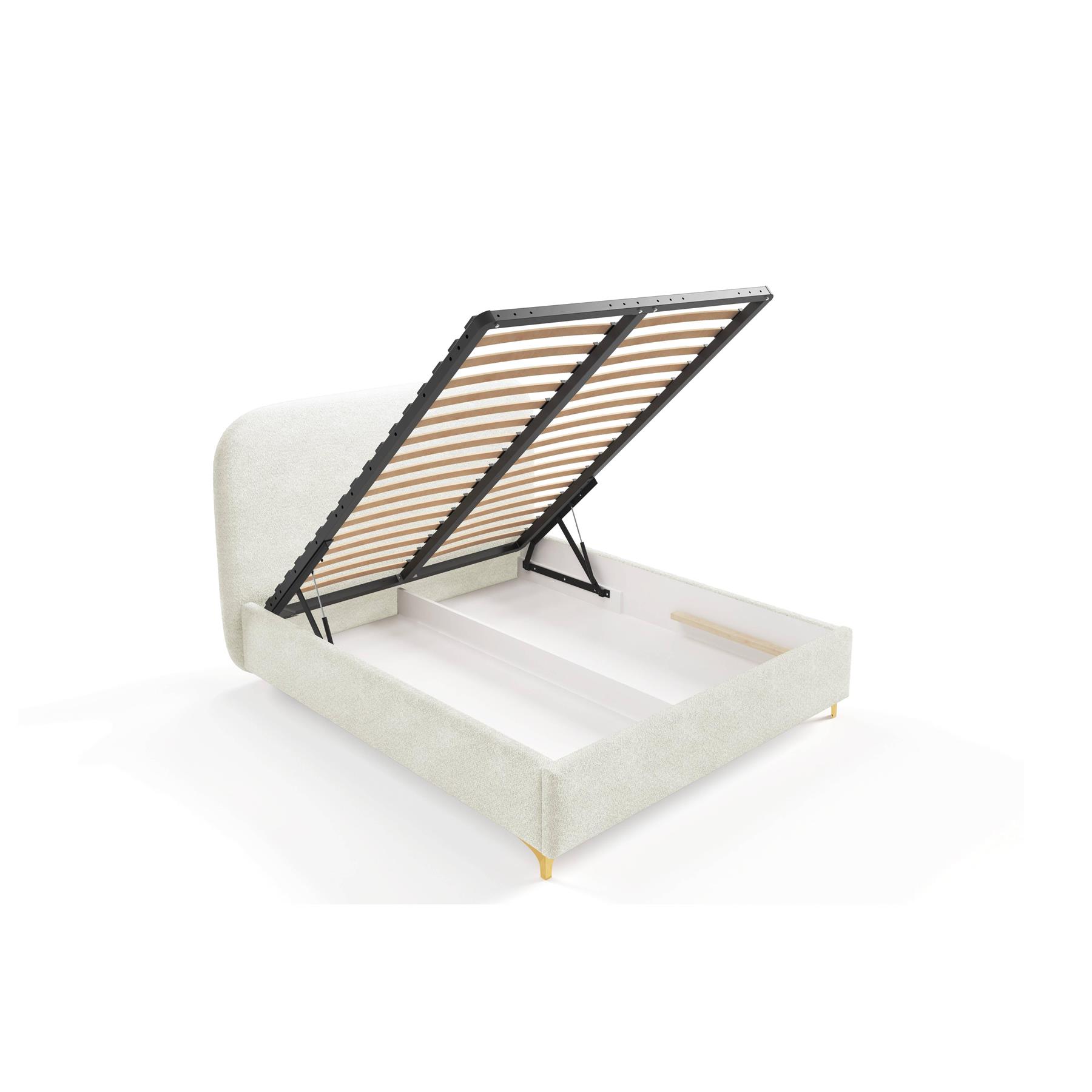 by fonQ Aura Bedframe - 180 x 200 cm - Ivoor