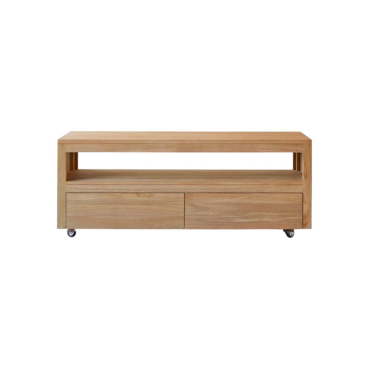Tikamoon - Anoa - Tv-meubel van massief teakhout 140 cm
