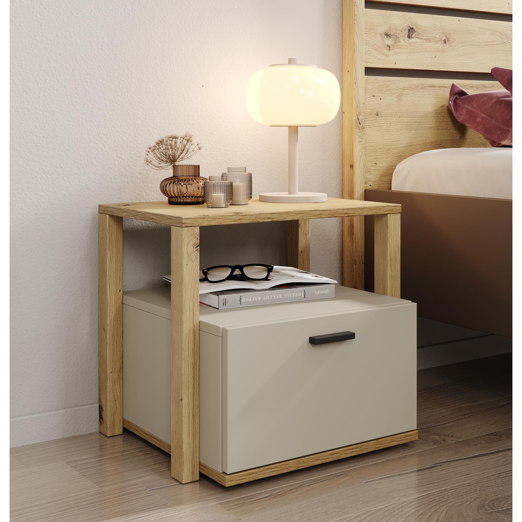 Meubella Kindernachtkastje Livingston - Beige - 45 cm