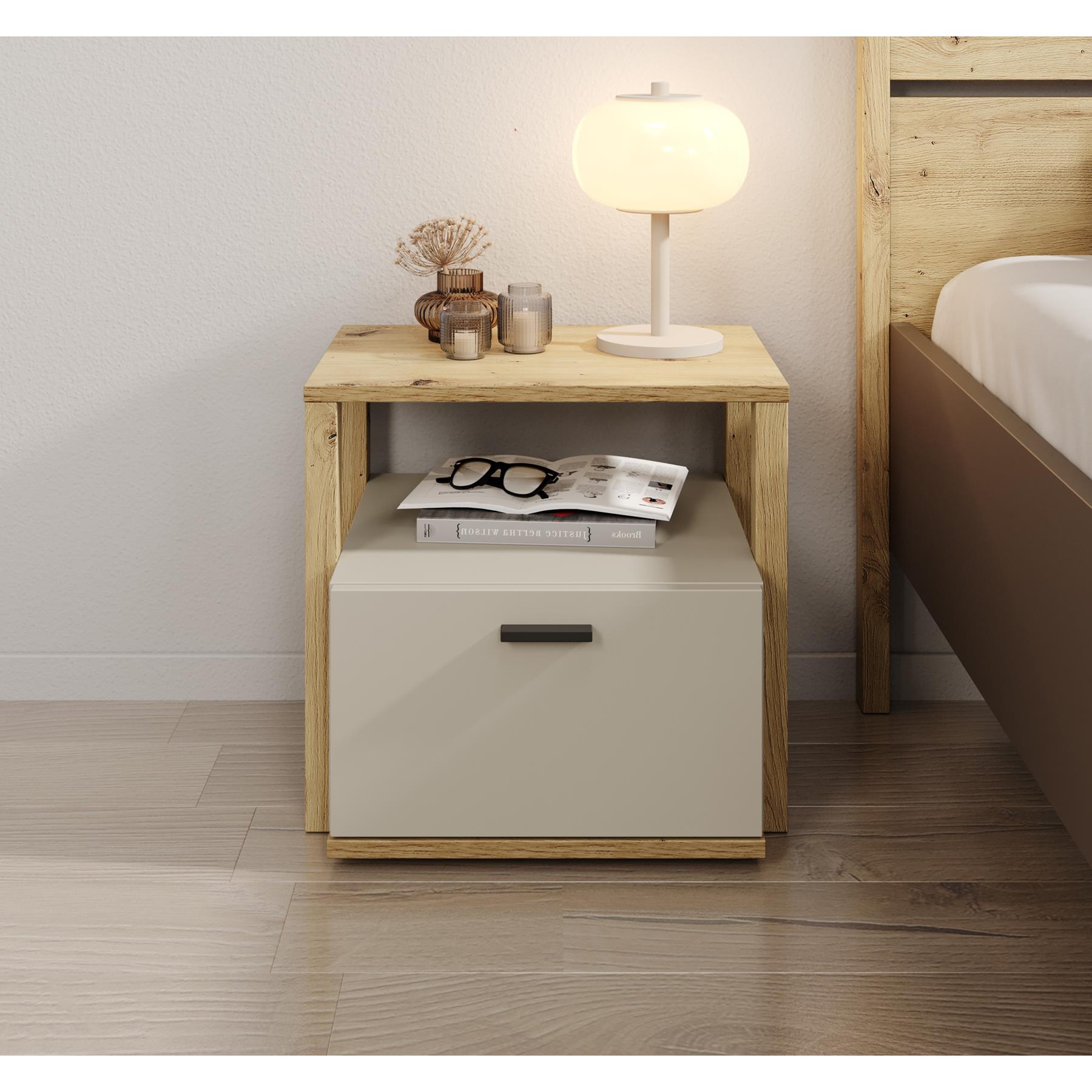 Meubella Kindernachtkastje Livingston - Beige - 45 cm