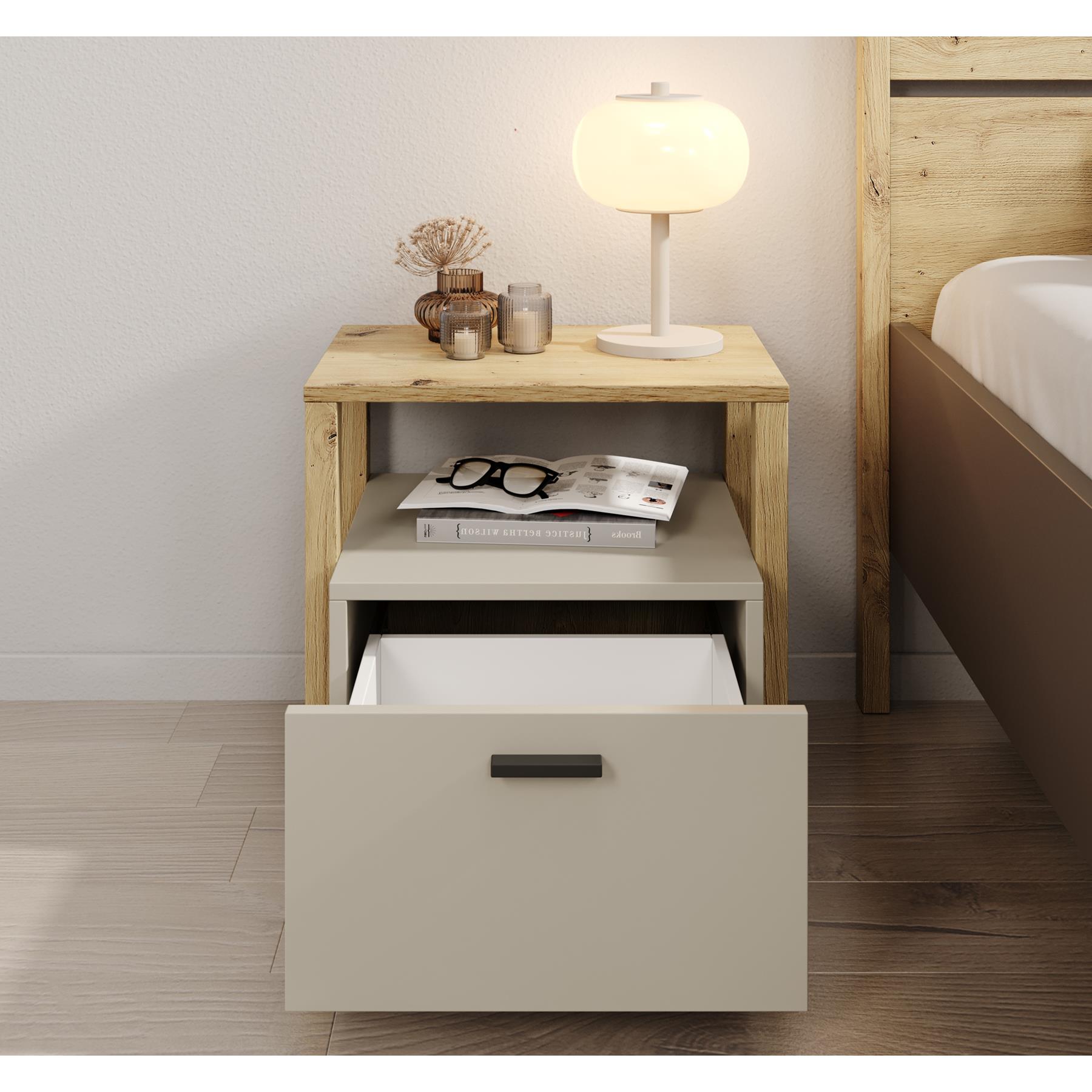 Meubella Kindernachtkastje Livingston - Beige - 45 cm