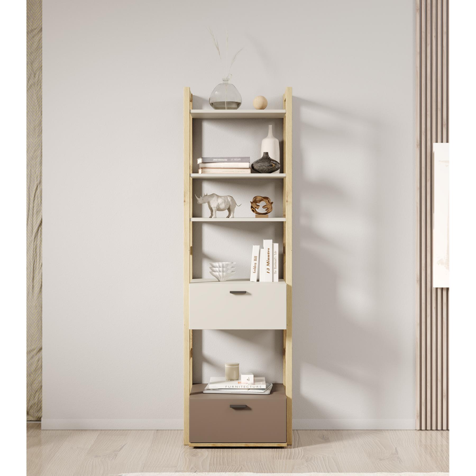 Meubella Kinderboekenkast Livingston - Beige - 51 cm