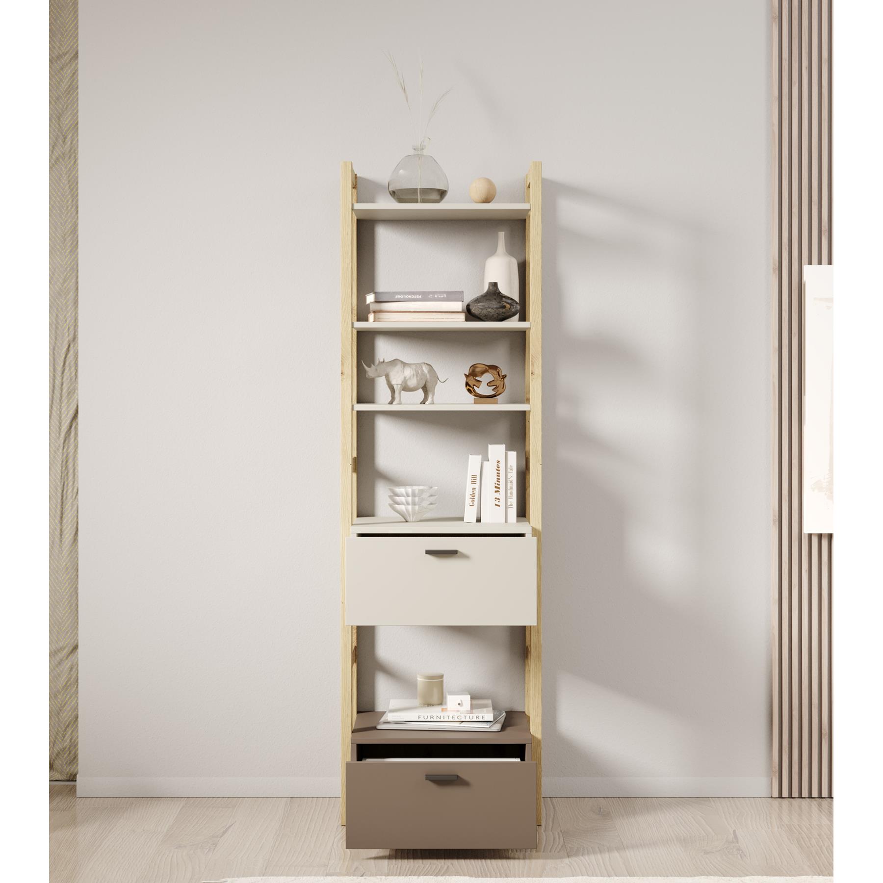 Meubella Kinderboekenkast Livingston - Beige - 51 cm
