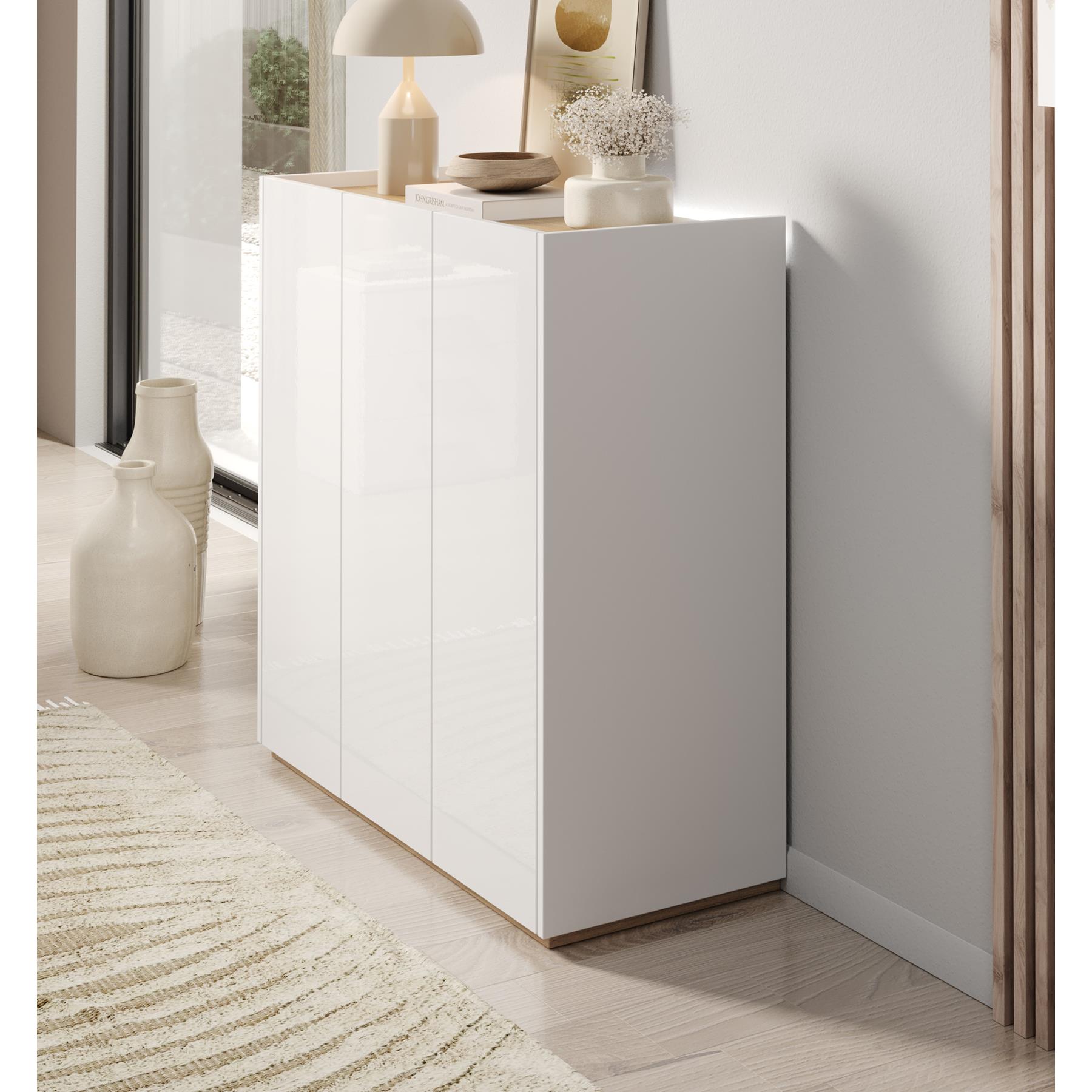 Meubella Schoenenkast Encore - Wit - 95 cm