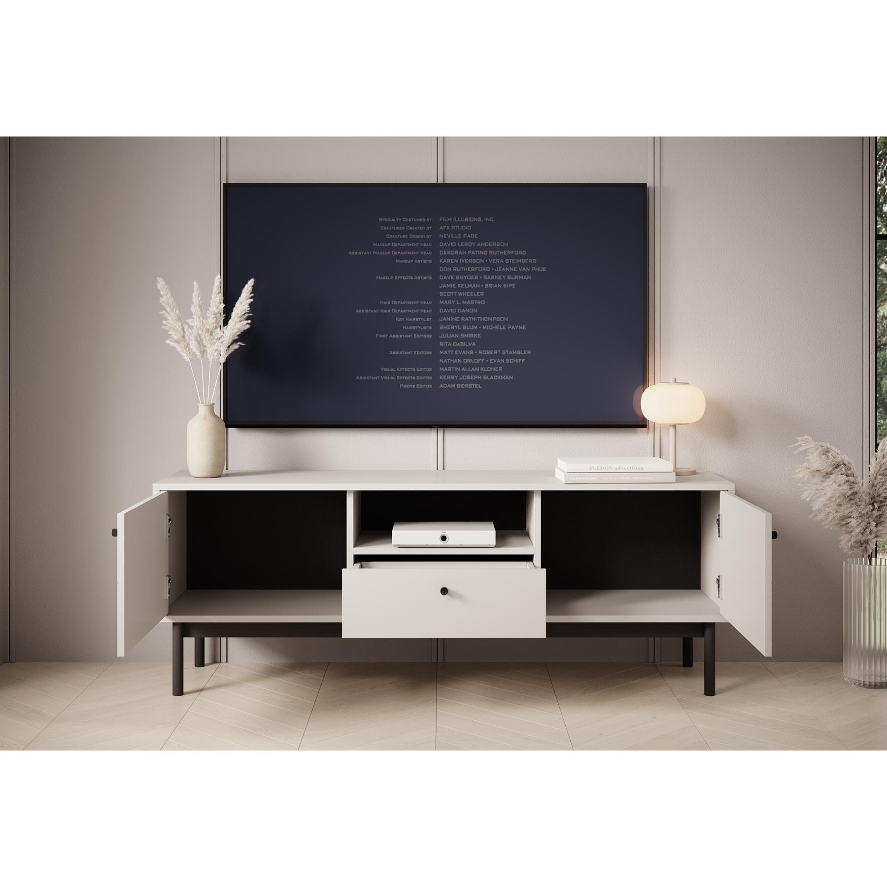 Meubella TV-Meubel Jules - Beige - 154 cm