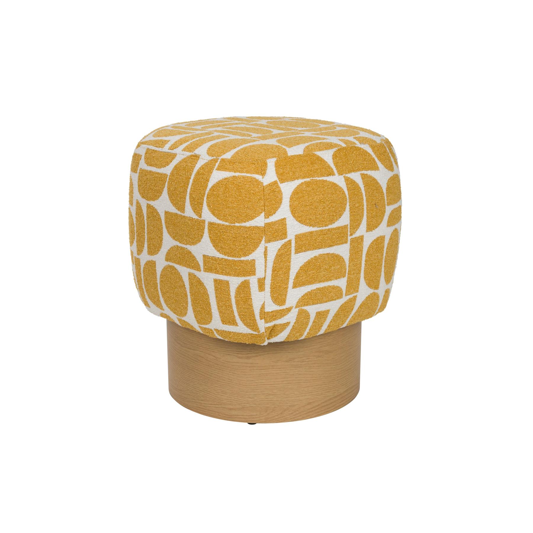 Housecraft Living Cyril Poef| Krukje Geel