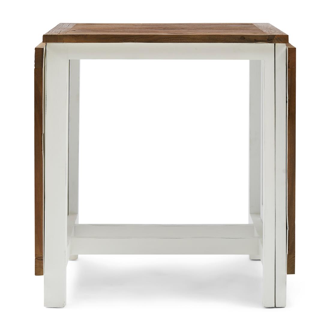 Rivièra Maison - Uitbreidbare eettafel in gerecycled hout van 80x78 cm
