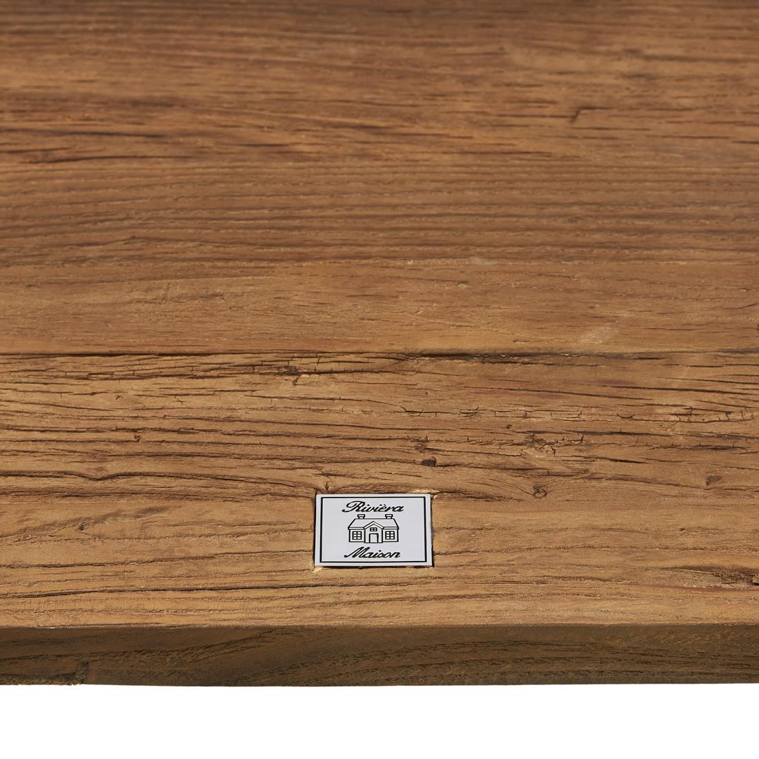 Rivièra Maison - Uitbreidbare eettafel in gerecycled hout van 80x78 cm