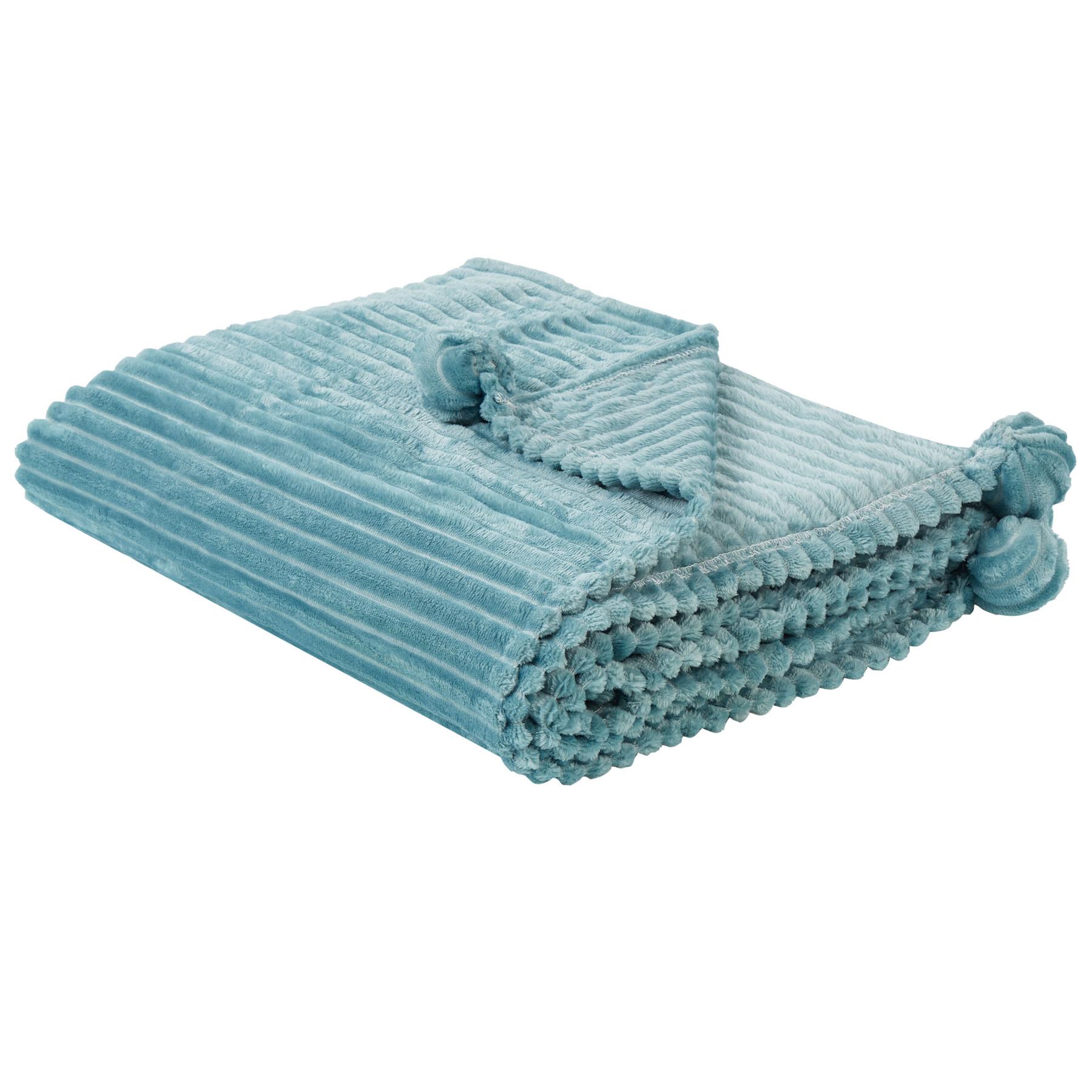 Beliani - KAWERI - Plaid - Lichtgroen - 150 x 200 cm - Polyester