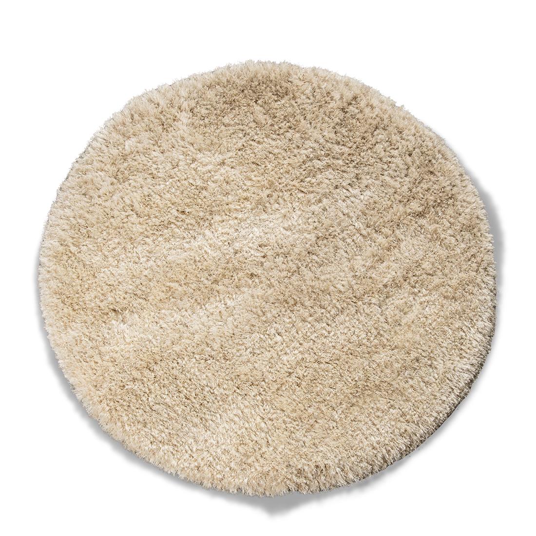 Rivièra Maison - Ronde Vloerkleed in Crème, XA3 Wolmix, Hoogte 6 cm