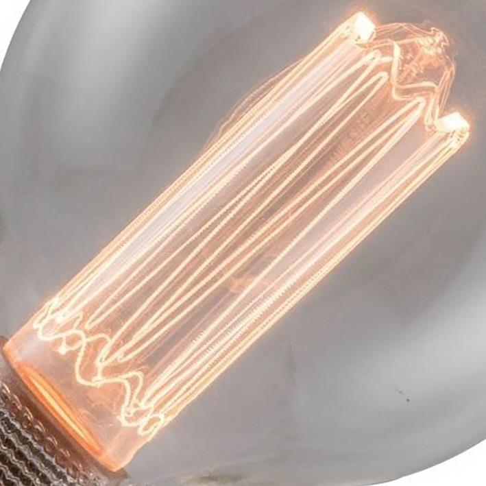 Freelight E27 5Watt Led Smoke 75mm incl. 3 Stappen Dimmer