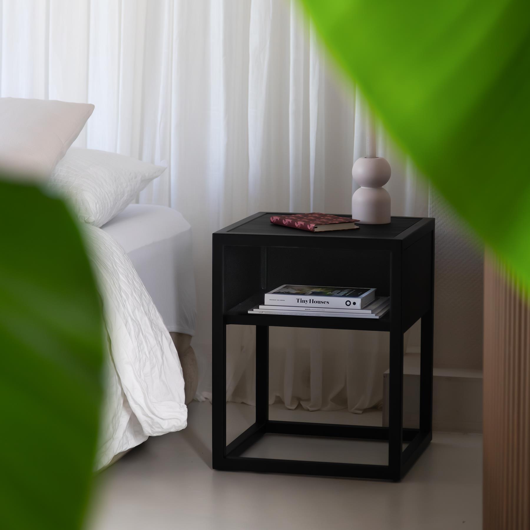 SPINDER DESIGN DIVA ONE-NIGHTSTAND Nachtkast - Zwart | Zwart