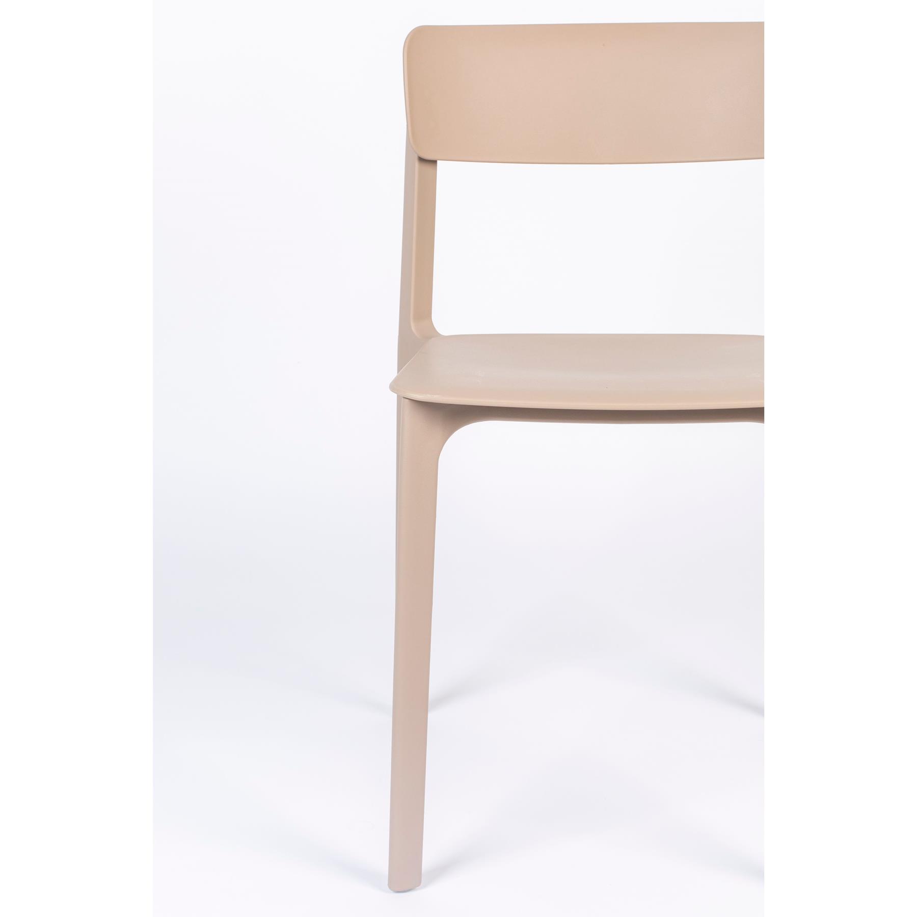 Housecraft Clive Eetkamerstoelen Licht Bruin - Set van 4