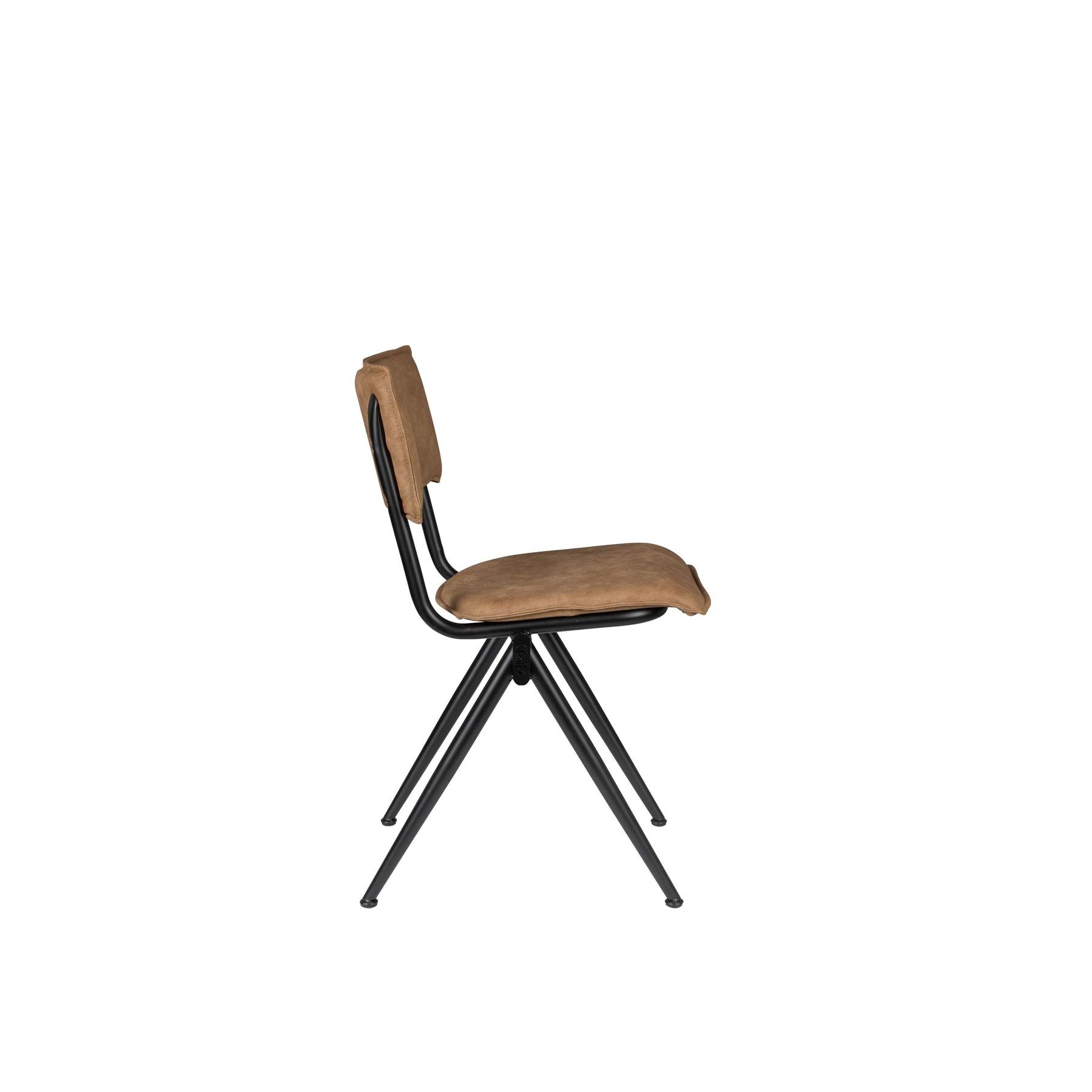 Dutchbone New Willow Eetkamerstoelen Bruin - Set van 2