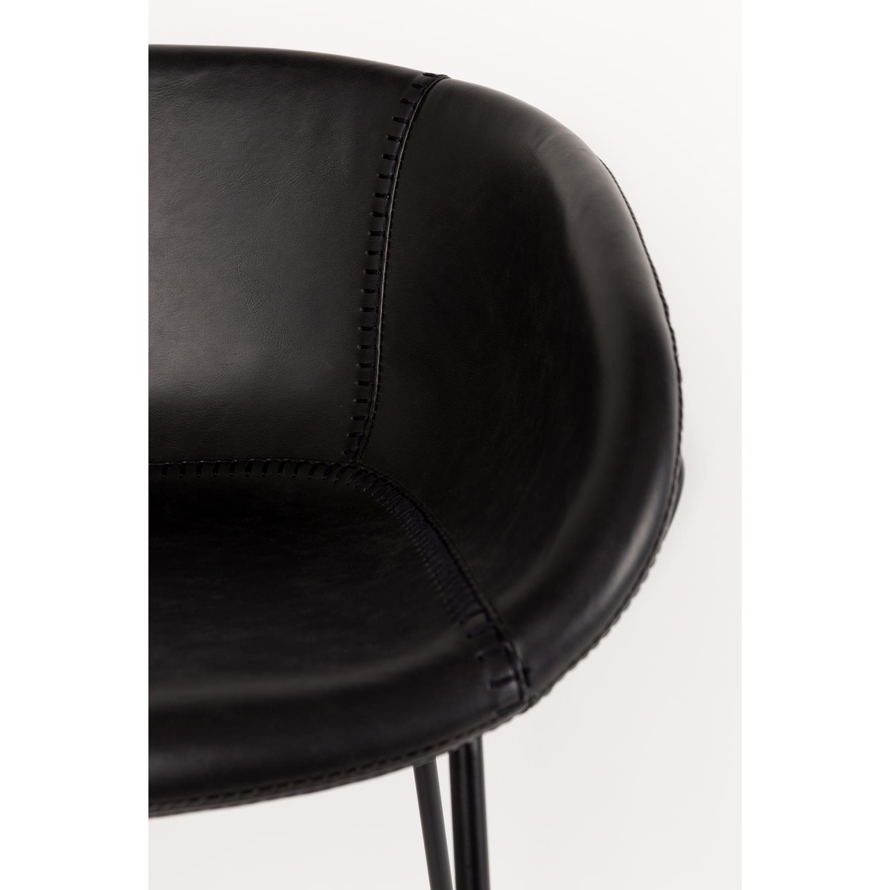 Zuiver Feston Barkruk 65 cm Zwart - Set van 2