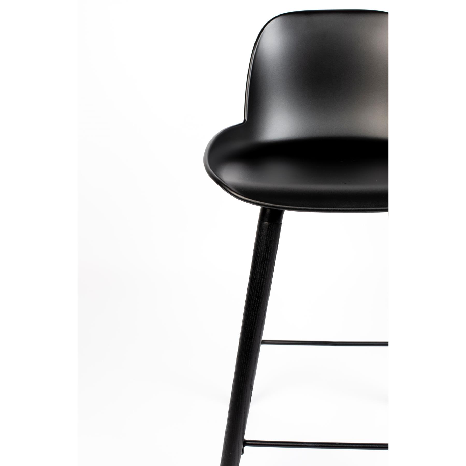 Zuiver Albert Kuip Barkruk 65 cm Zwart - Set van 2