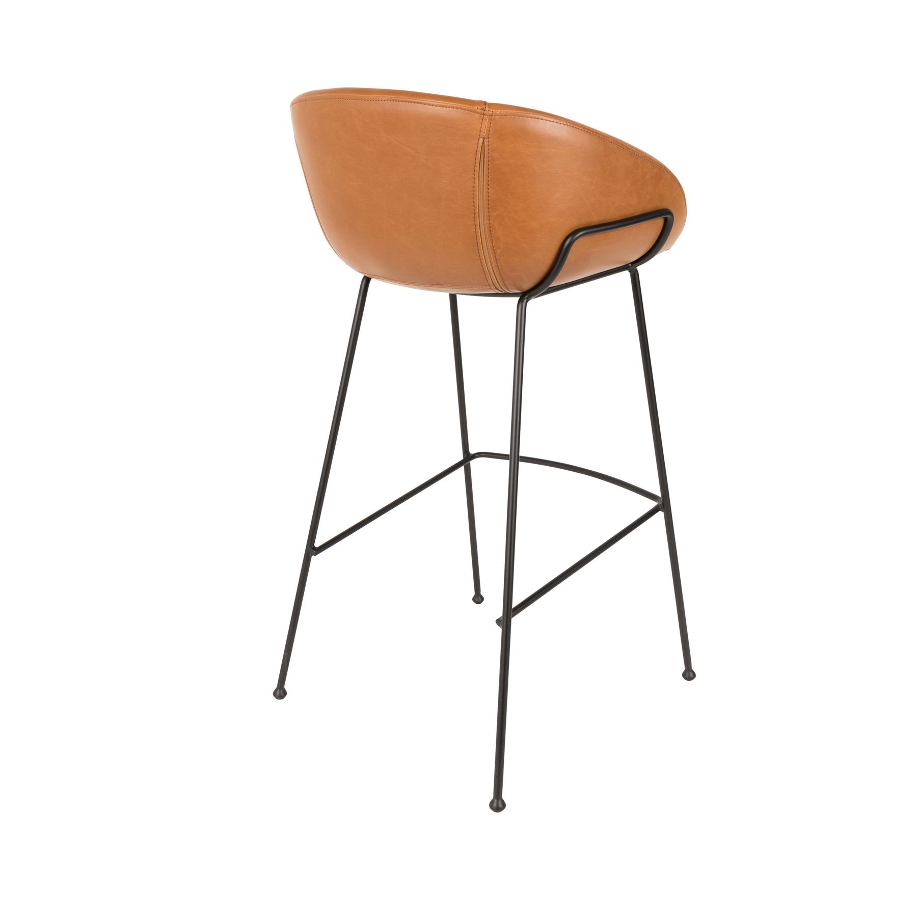 Zuiver Feston Barkruk 76 cm Bruin - Set van 2
