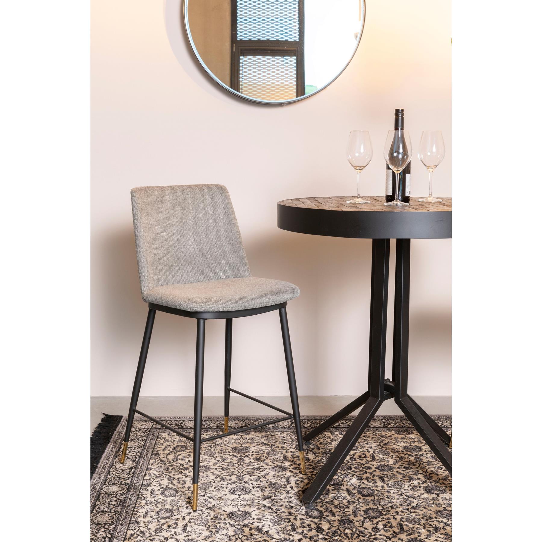 Housecraft Living Lionel Kruk Lichtgrijs - Set van 2