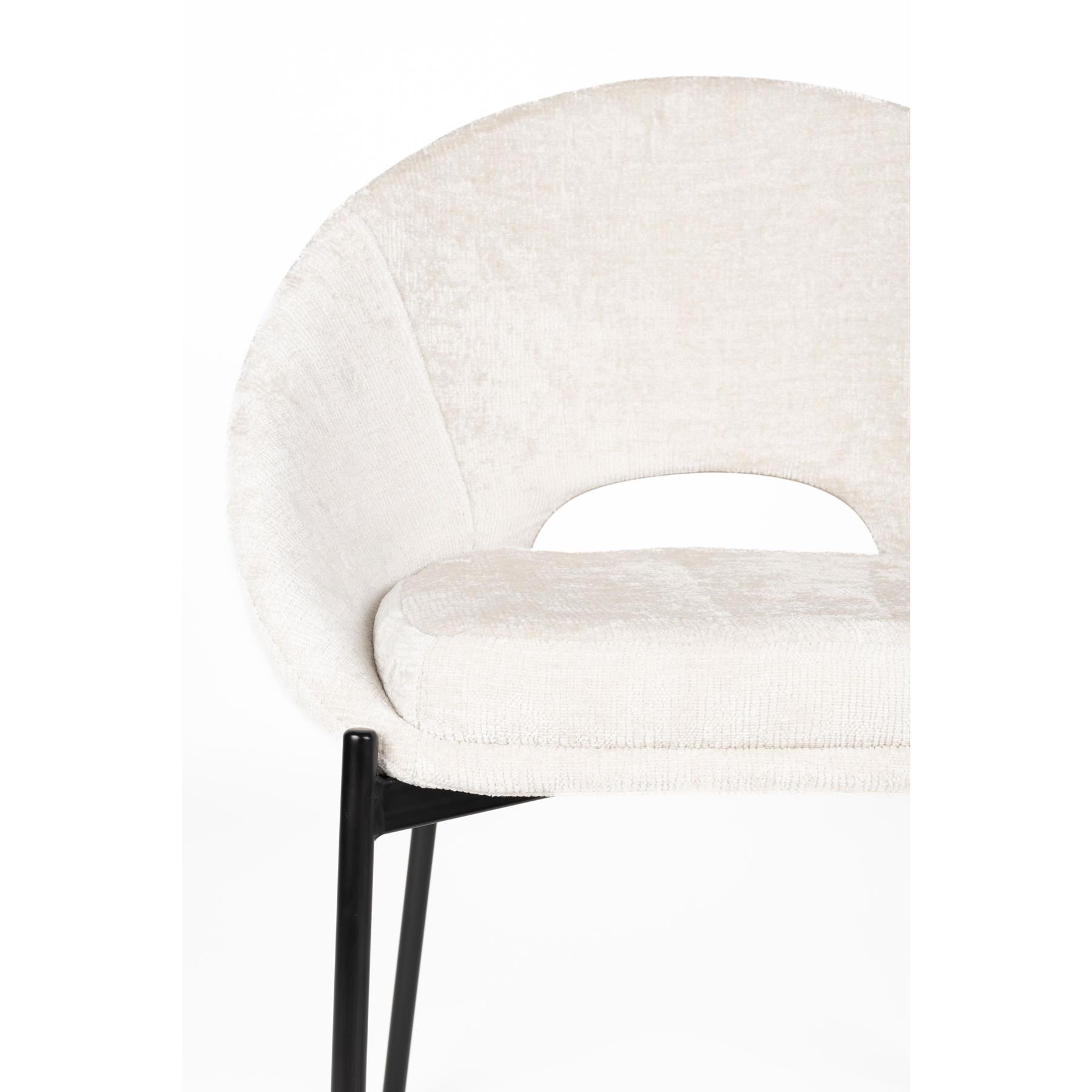 Housecraft Living Dando Eetkamerstoelen Off White - Set van 2