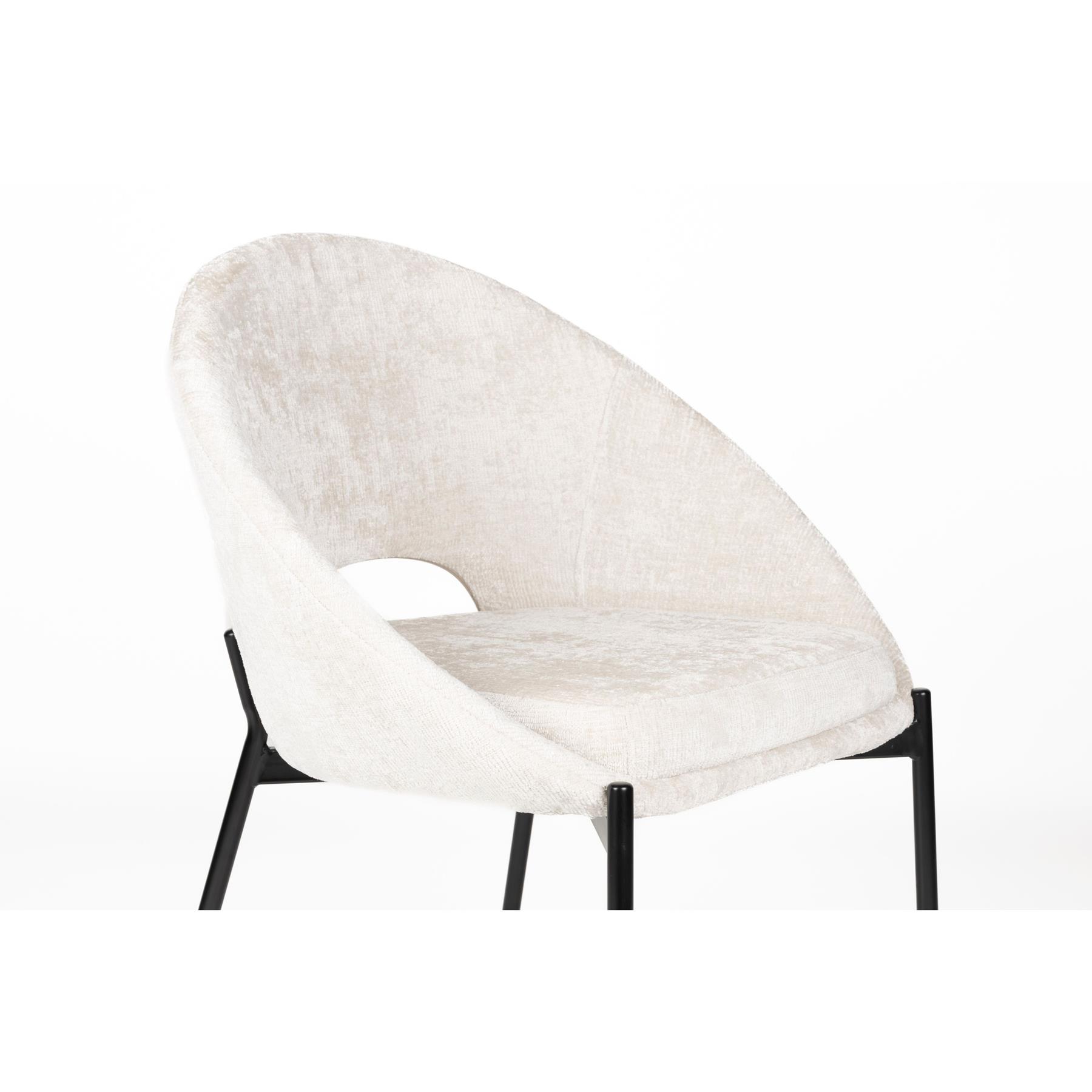 Housecraft Living Dando Eetkamerstoelen Off White - Set van 2